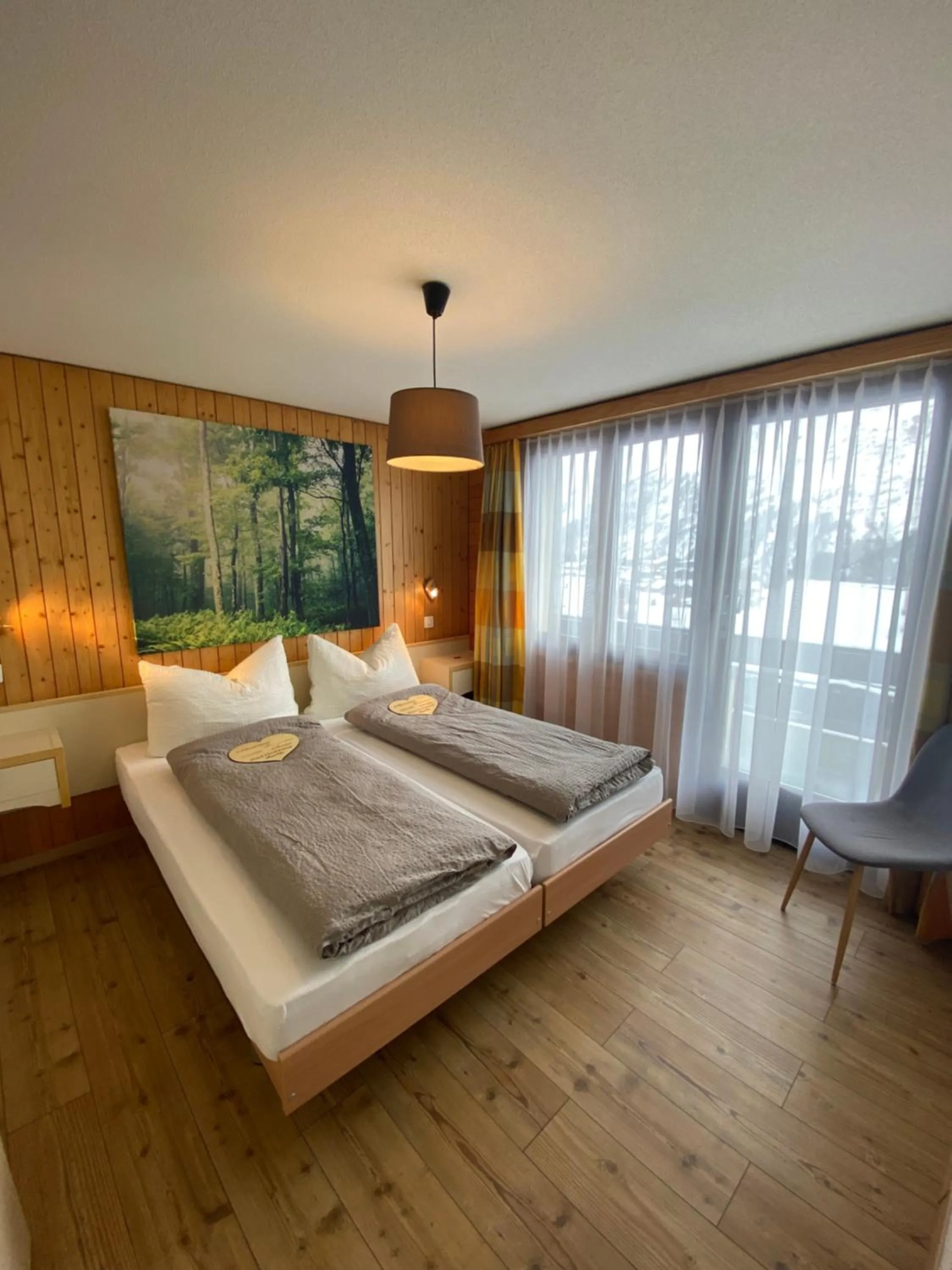 Bed in Hotel Garni Jägerhof
