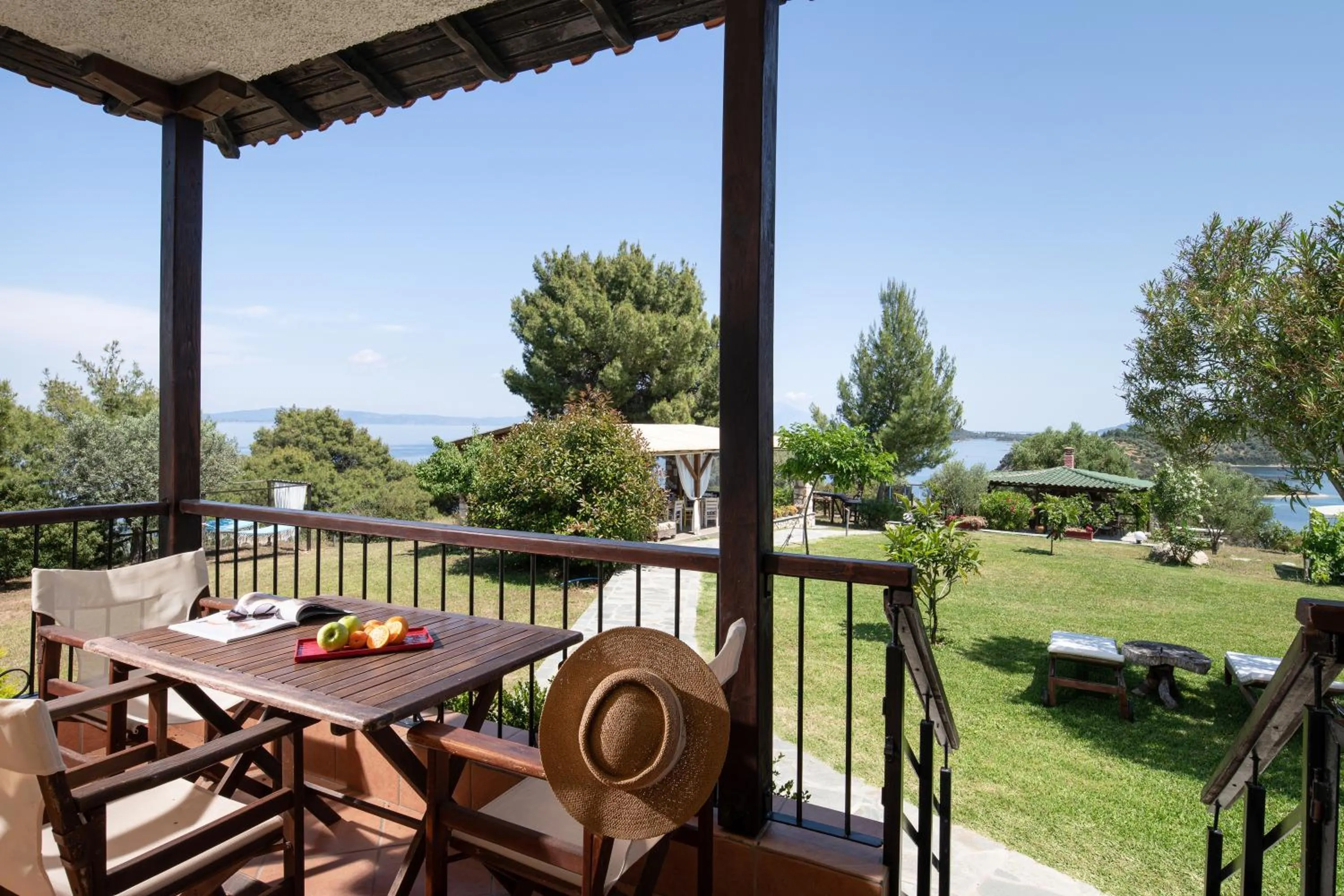 Balcony/Terrace in Heos Accommodation