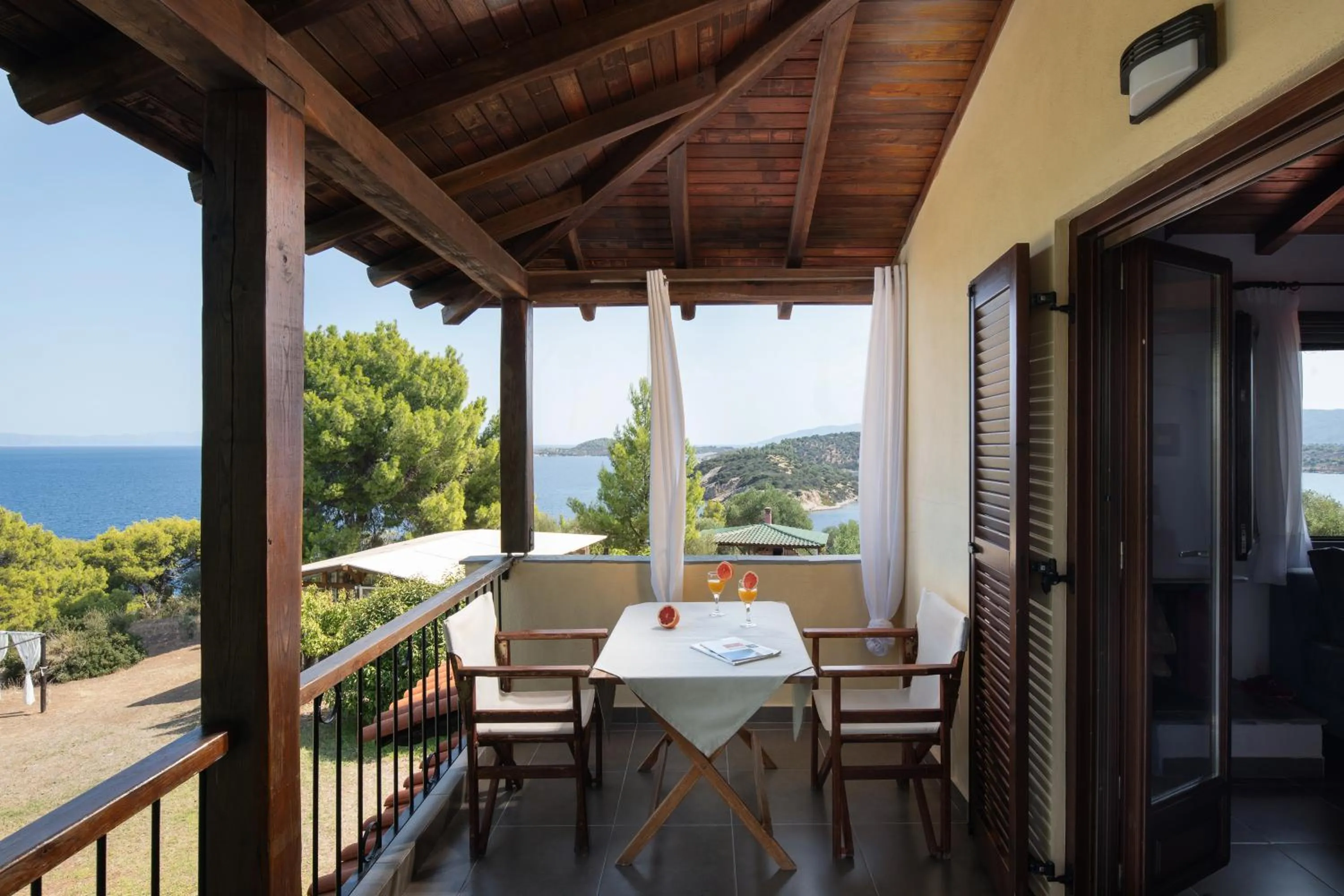 Balcony/Terrace in Heos Accommodation