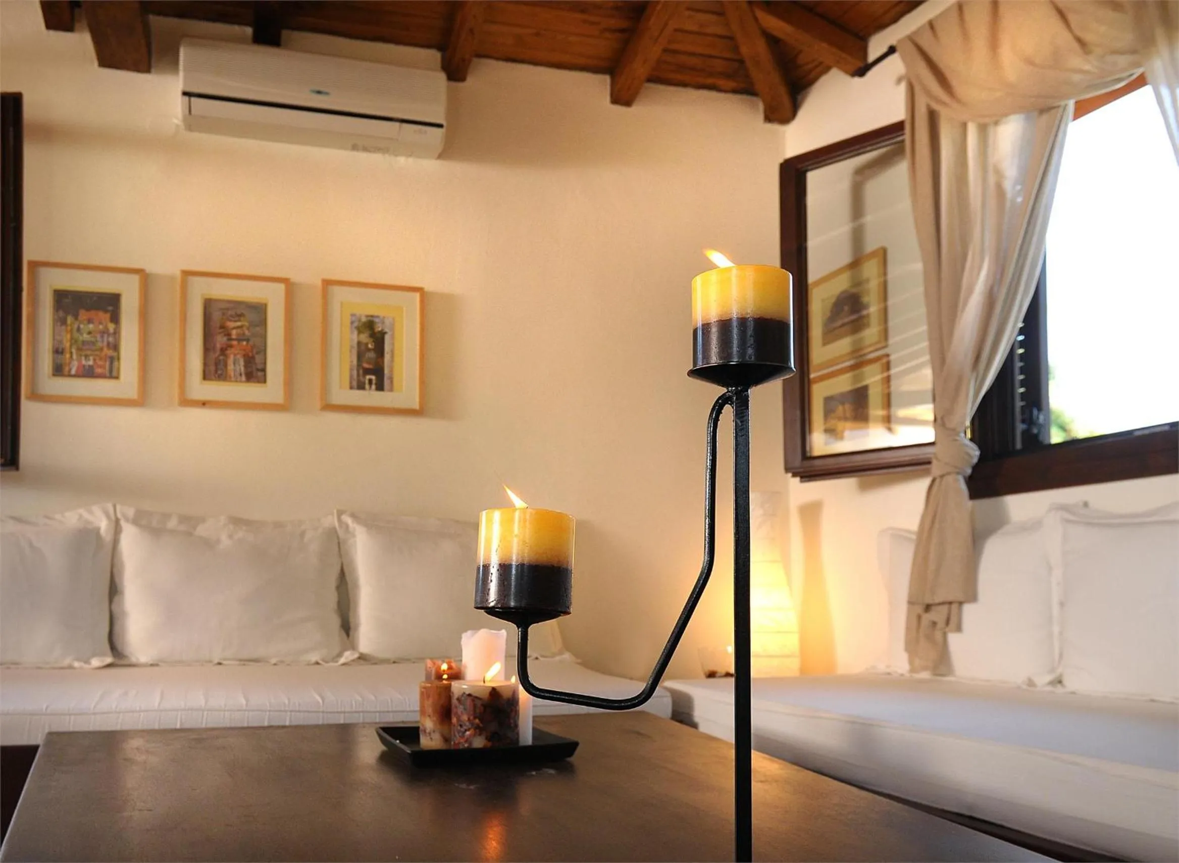 Bed in Heos Accommodation