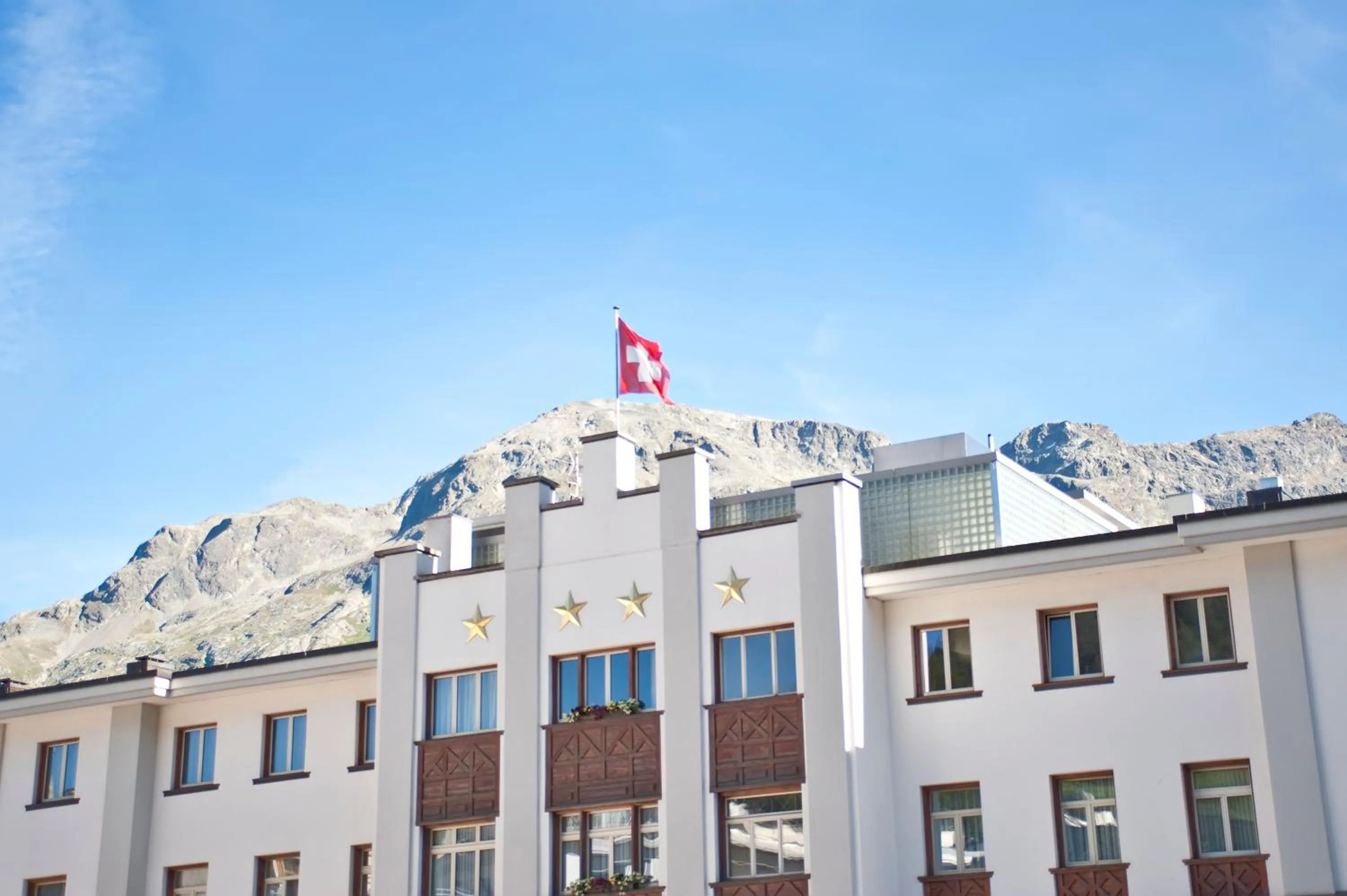 View (from property/room) in Hotel Schweizerhof St. Moritz
