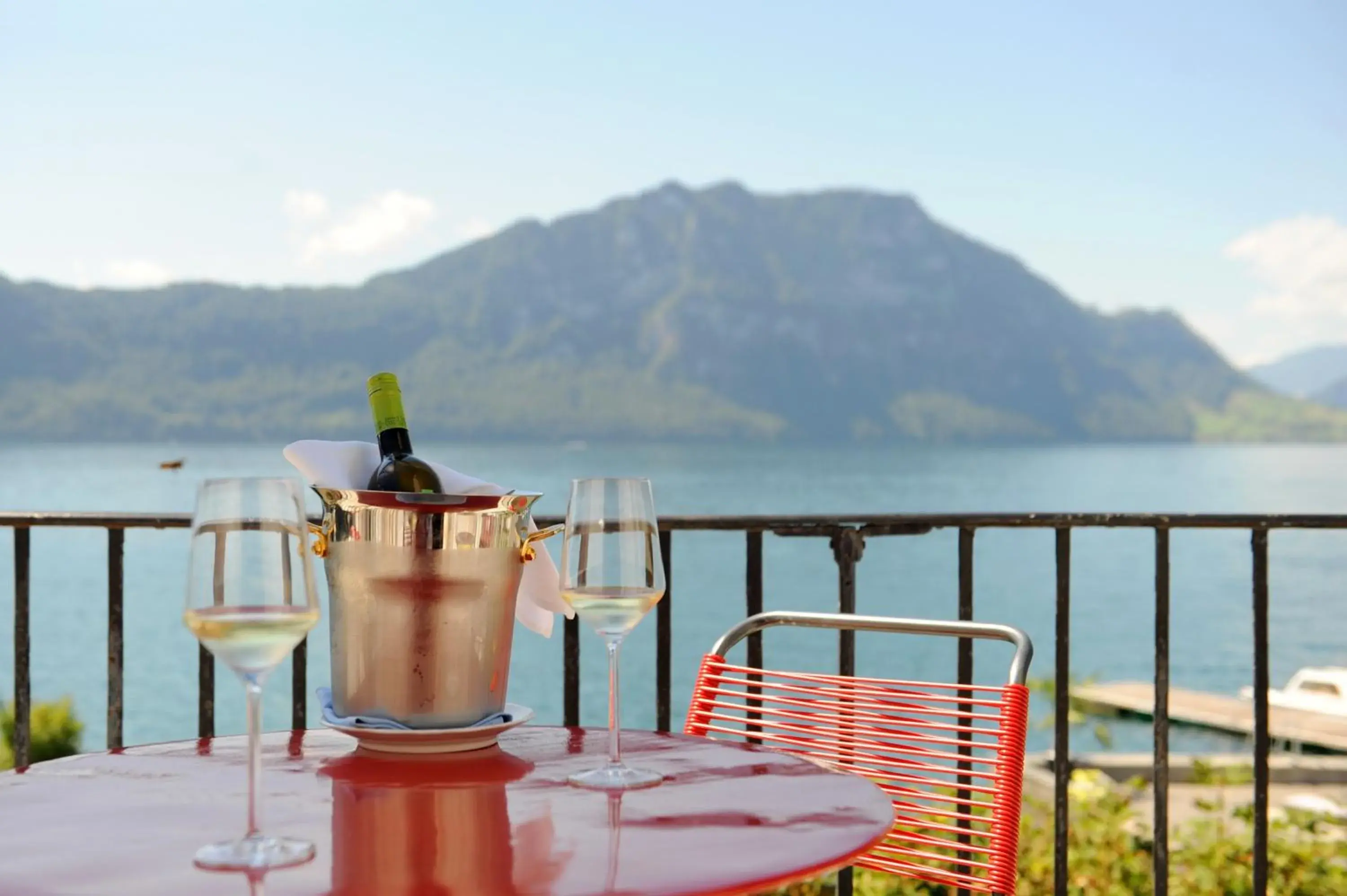 Double Room with Lake View and Balcony in Seehof Hotel Du Lac Double Room with Lake View and Balcony in Seehof Hotel Du Lac