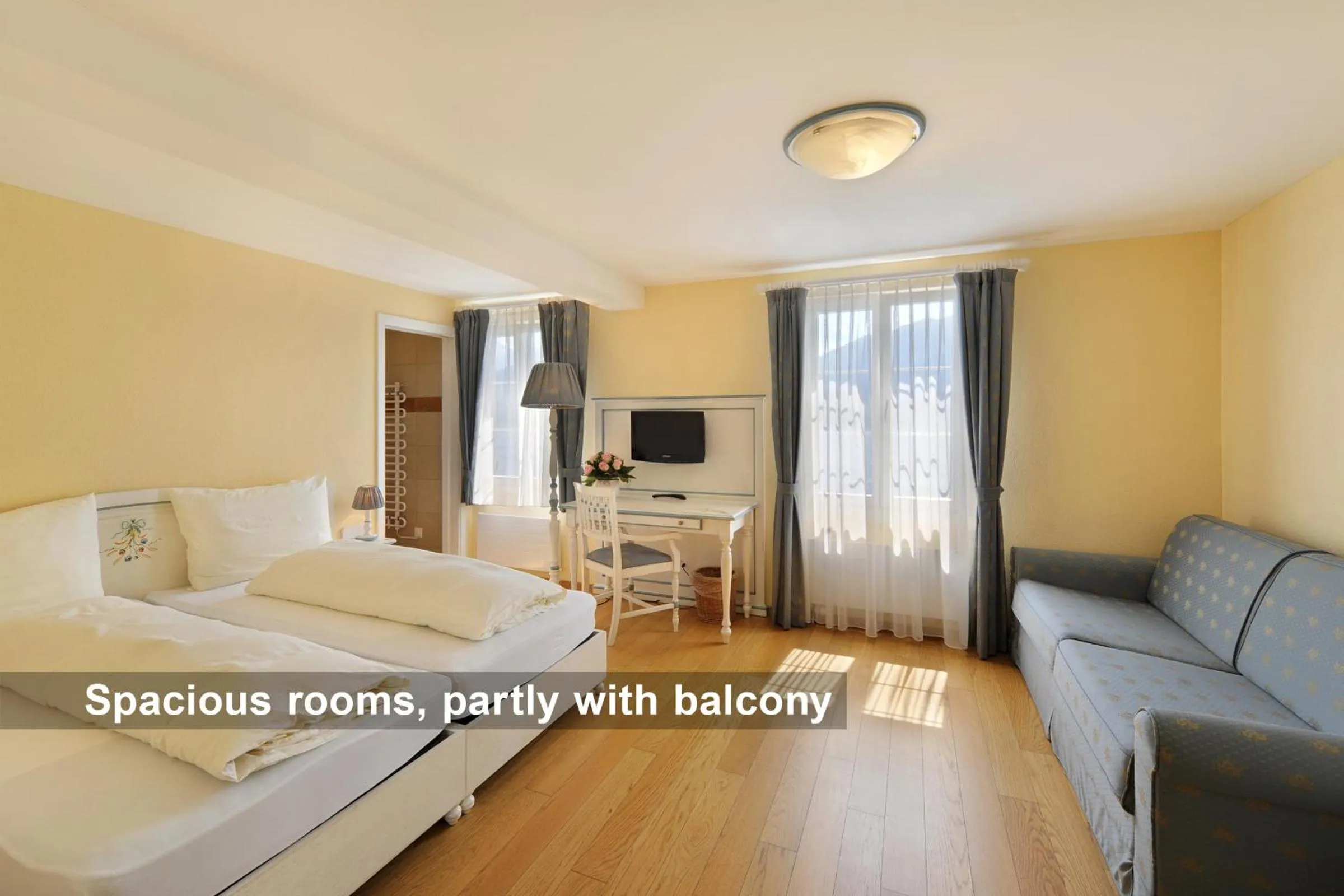 Photo of the whole room, Bed in Seehof Hotel Du Lac