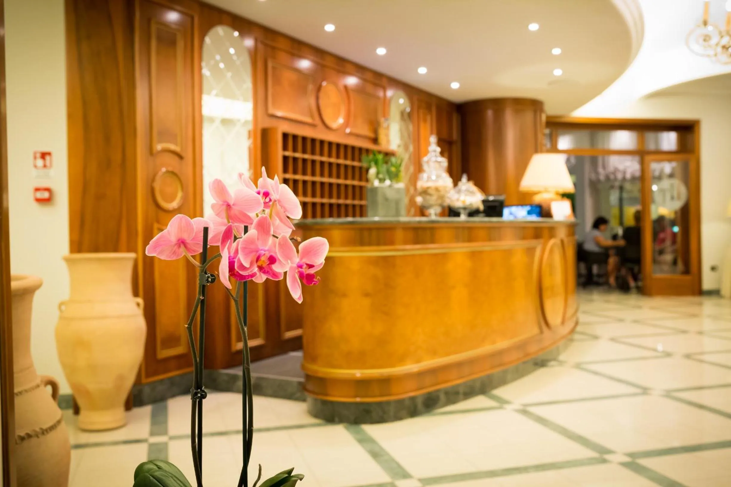 Lobby or reception in Hotel Tritone
