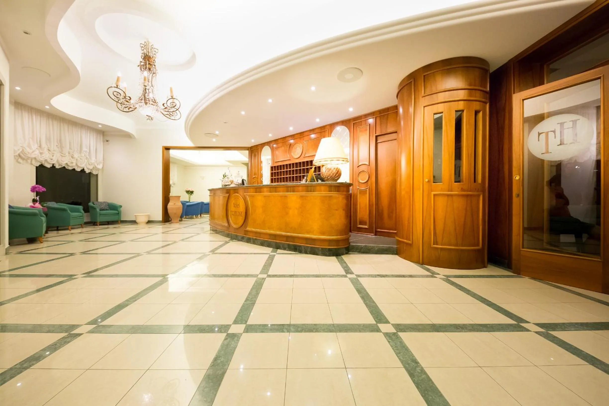 Lobby or reception in Hotel Tritone