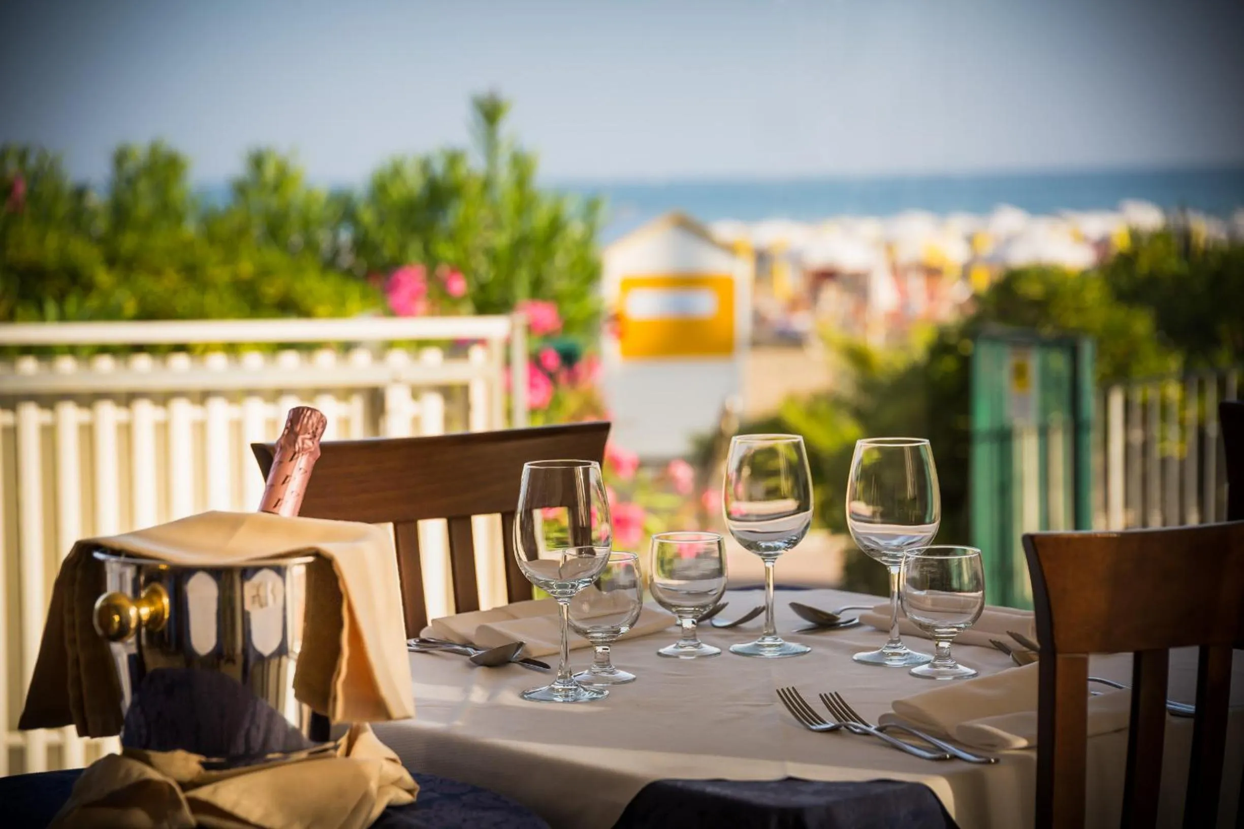 Beach in Hotel Tritone