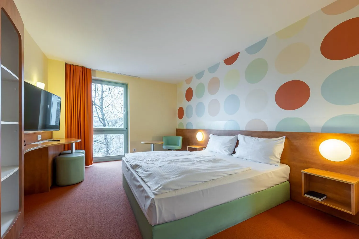 Bed in Hotel Holledau