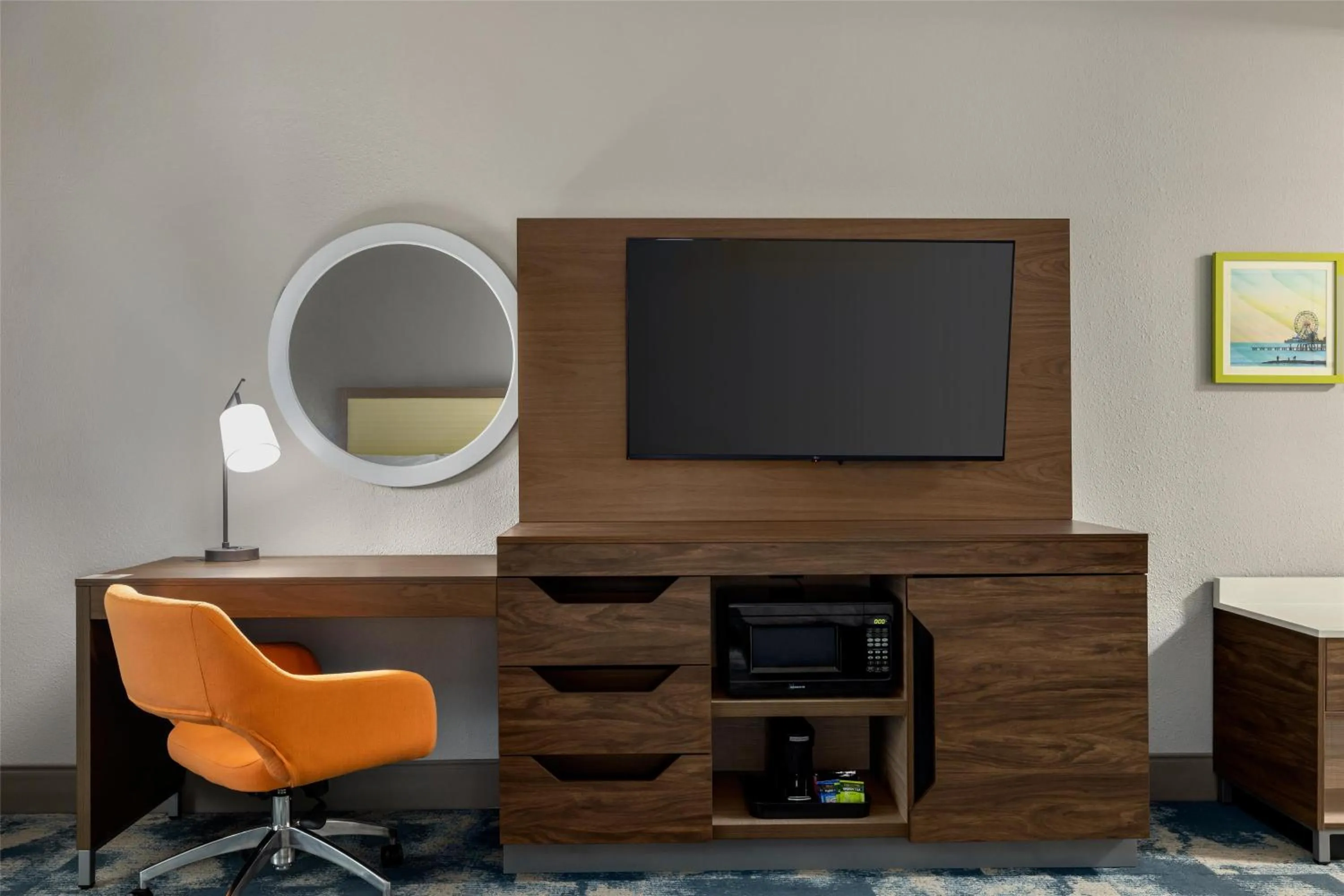 Bedroom in Hampton Inn & Suites Galveston