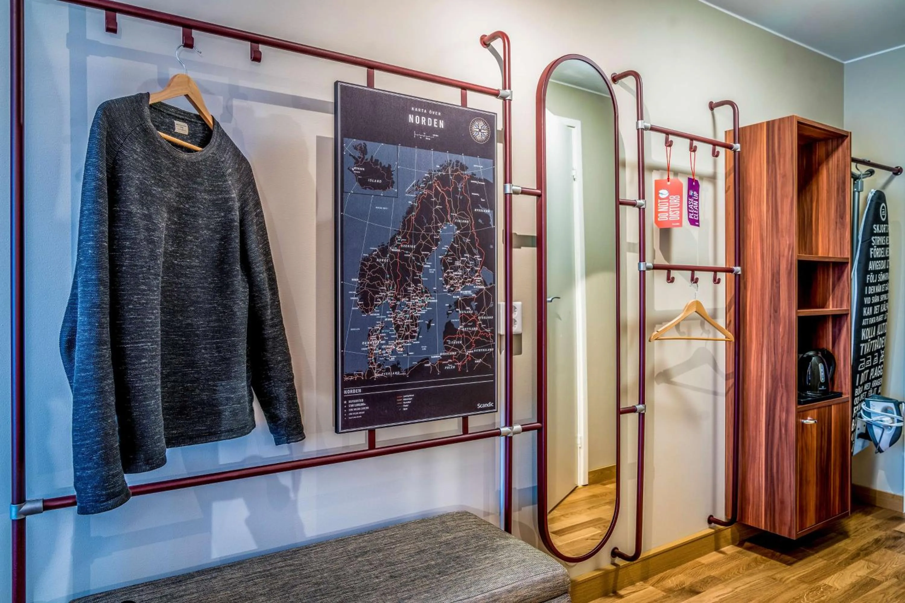 Bedroom in Scandic Skärholmen