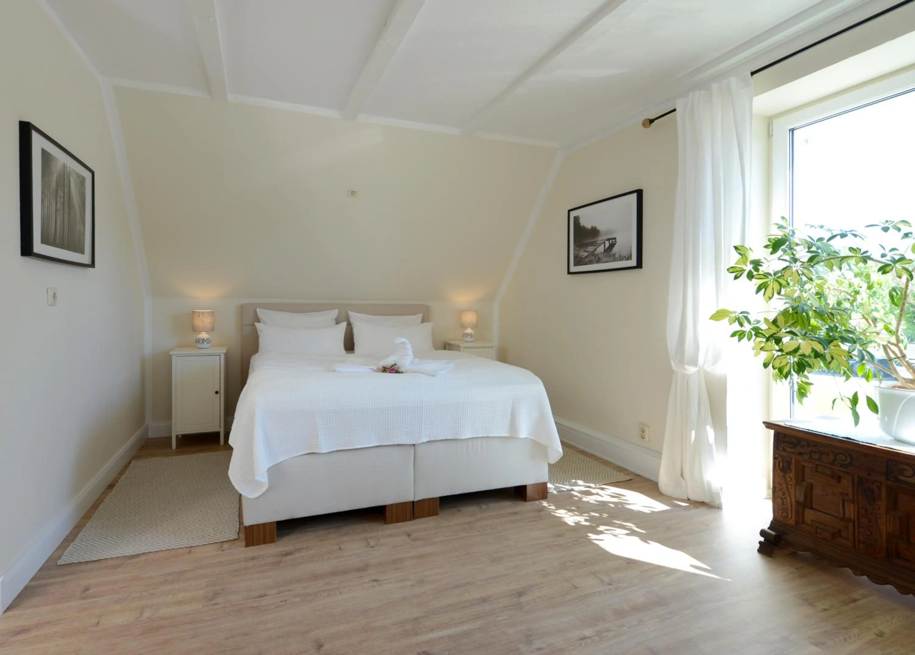 Bedroom, Bed in Hotelanlage Tarnewitzer Hof