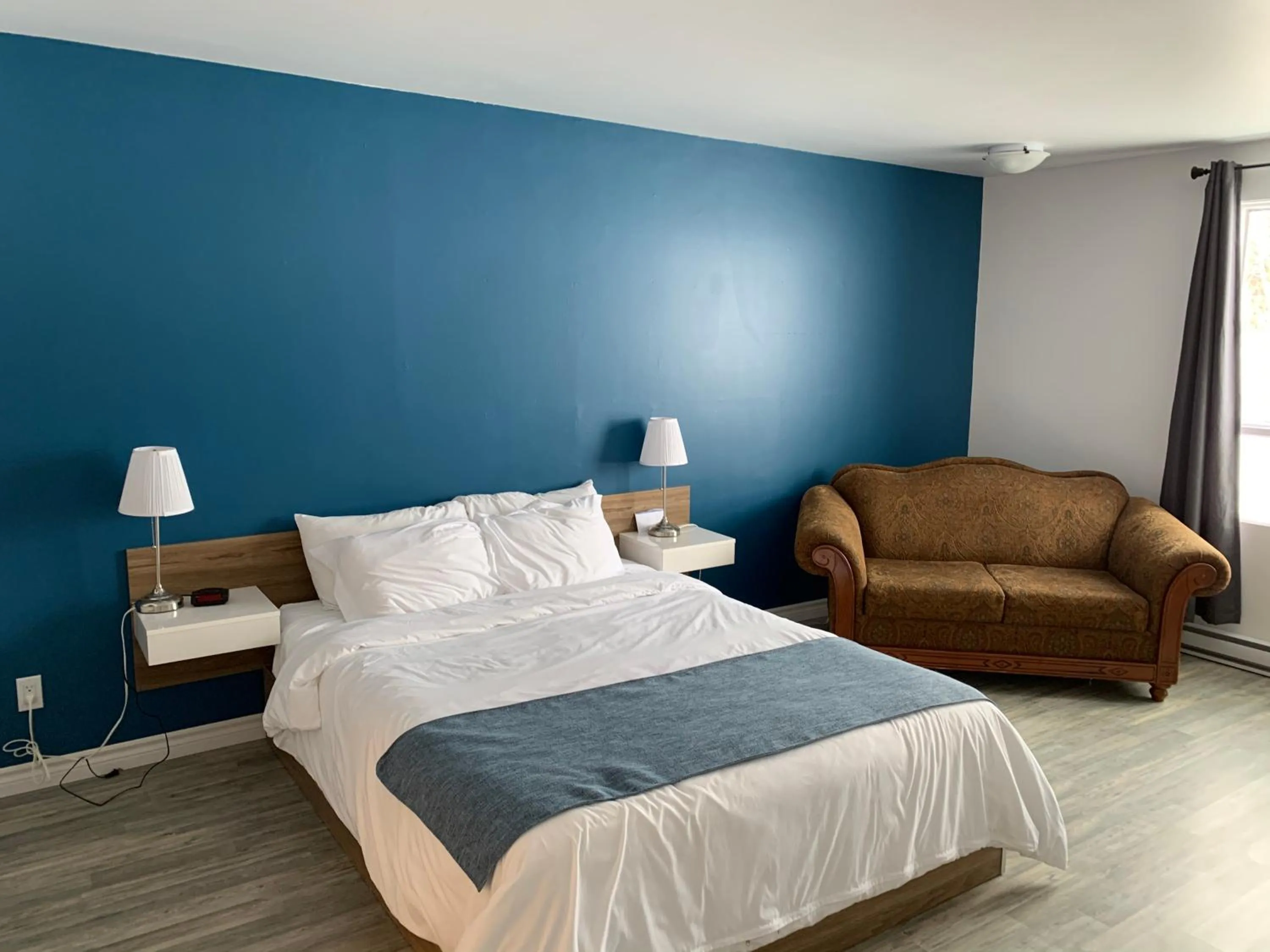 Bed in Motel Le Rond Point