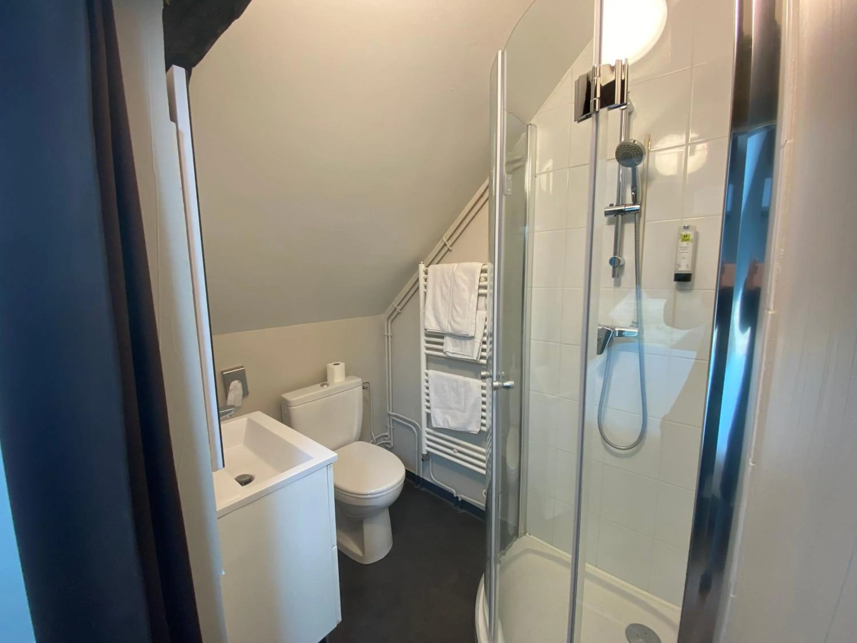 Bathroom in LOGIS - Hôtel & Restaurant Saint Nicolas