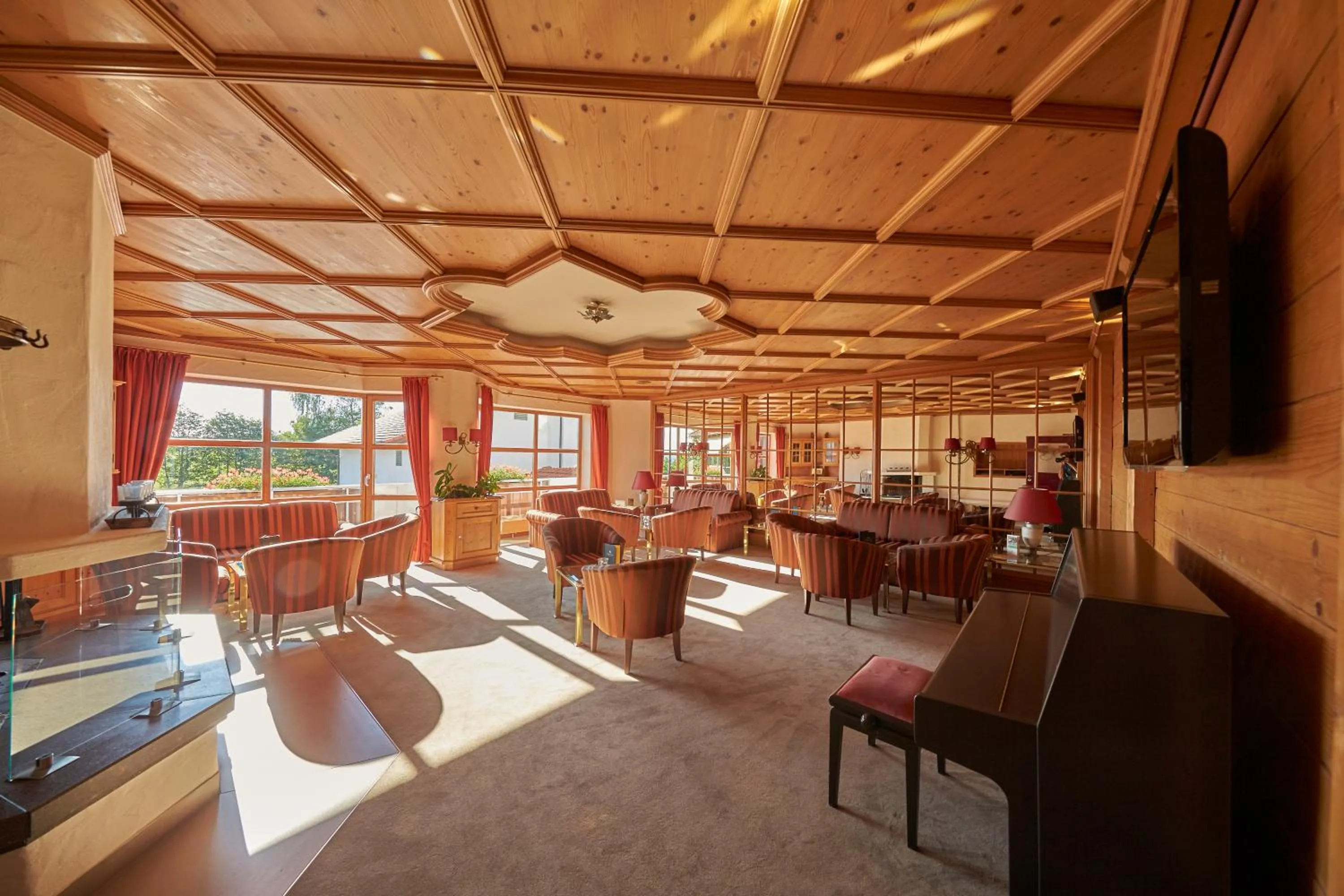 Communal lounge/ TV room in allgäu resort