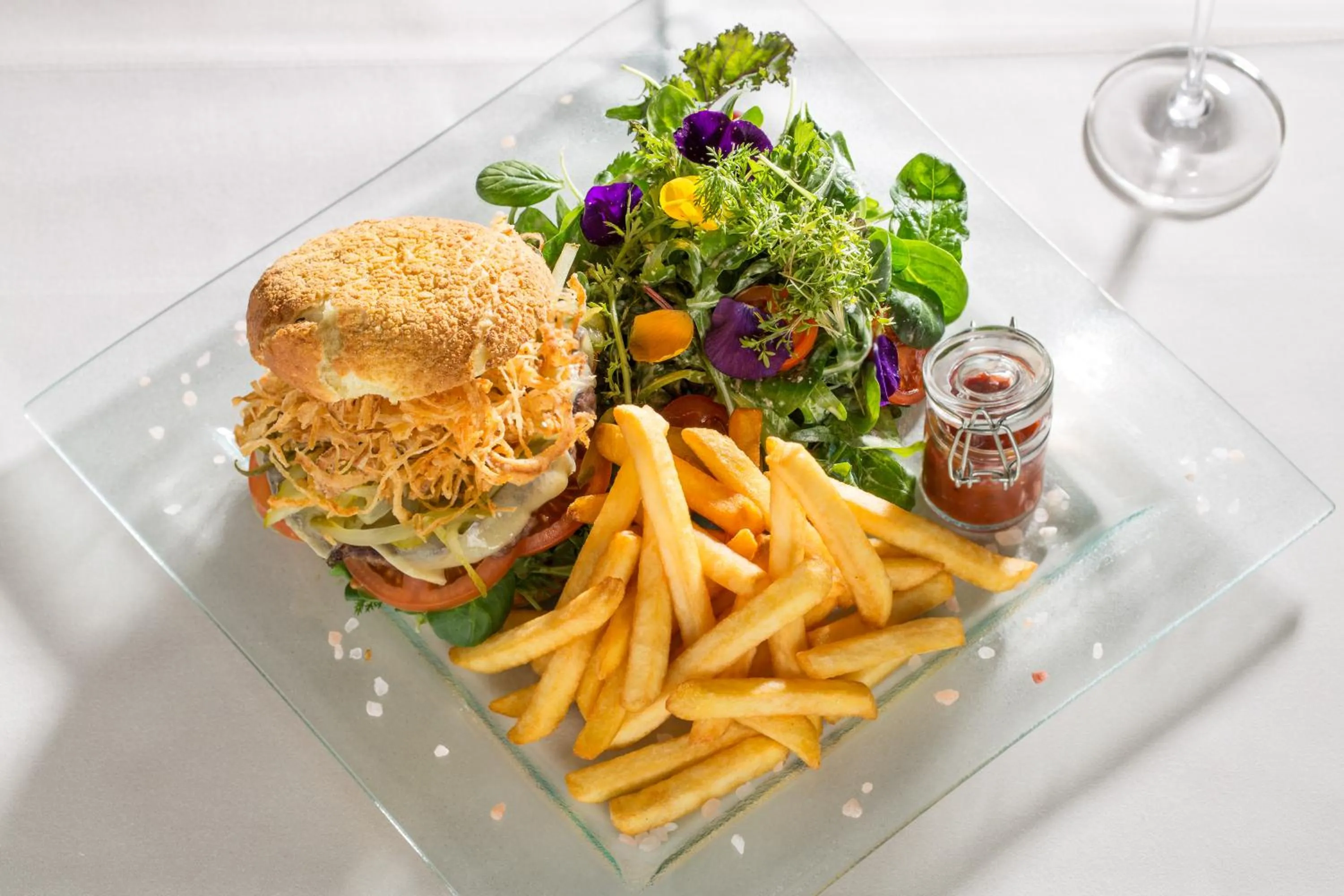 Food close-up in allgäu resort