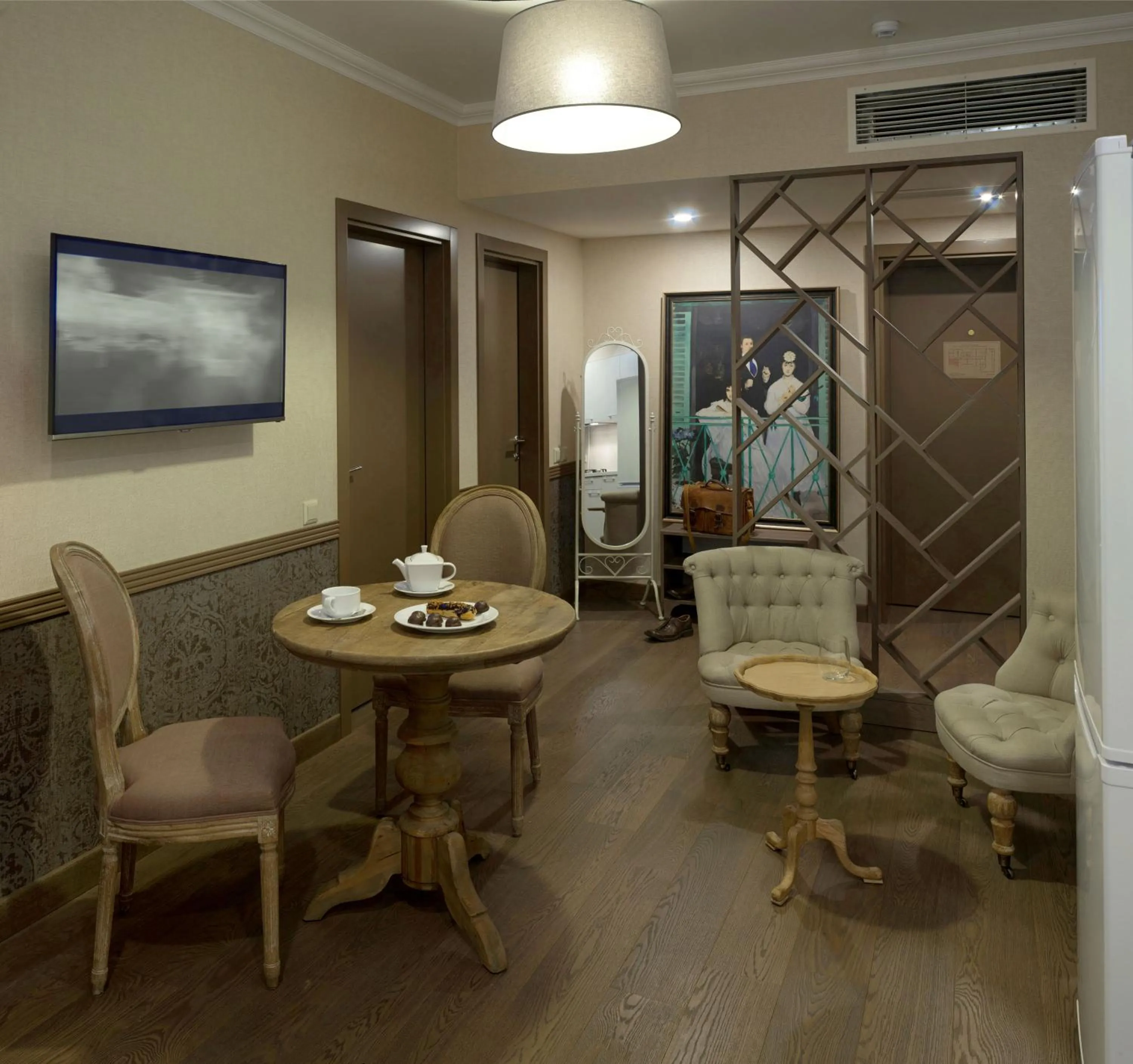 Living room in ZENTRUM Hotel