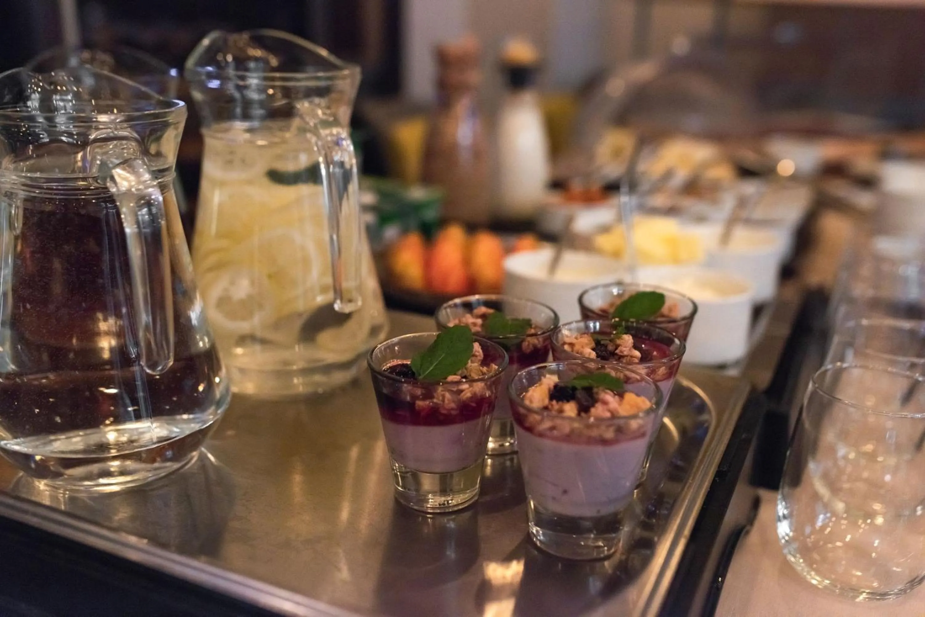 Food and drinks in ZENTRUM Hotel