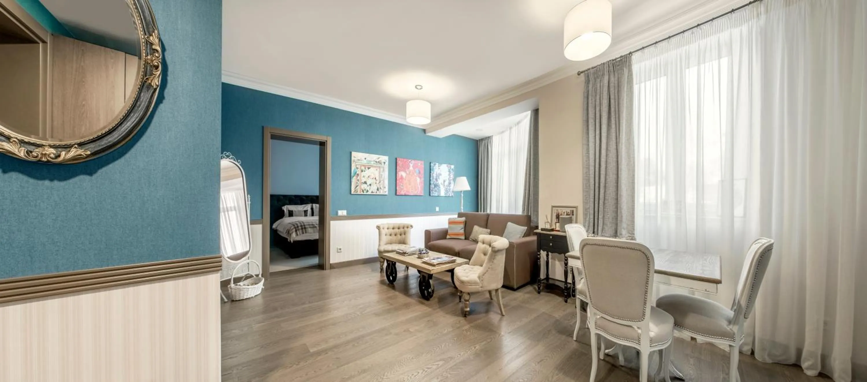 Living room in ZENTRUM Hotel