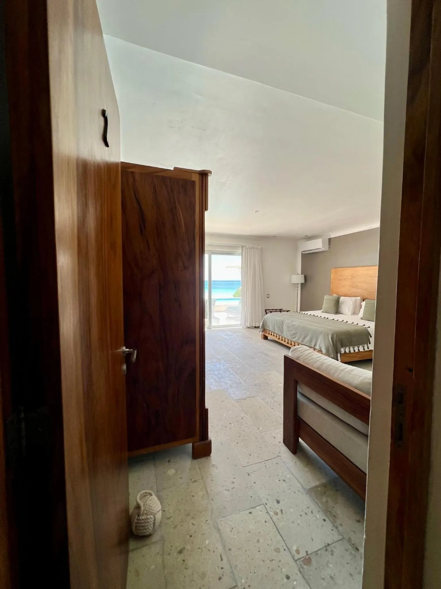 Bed in El Paraiso Hotel Tulum