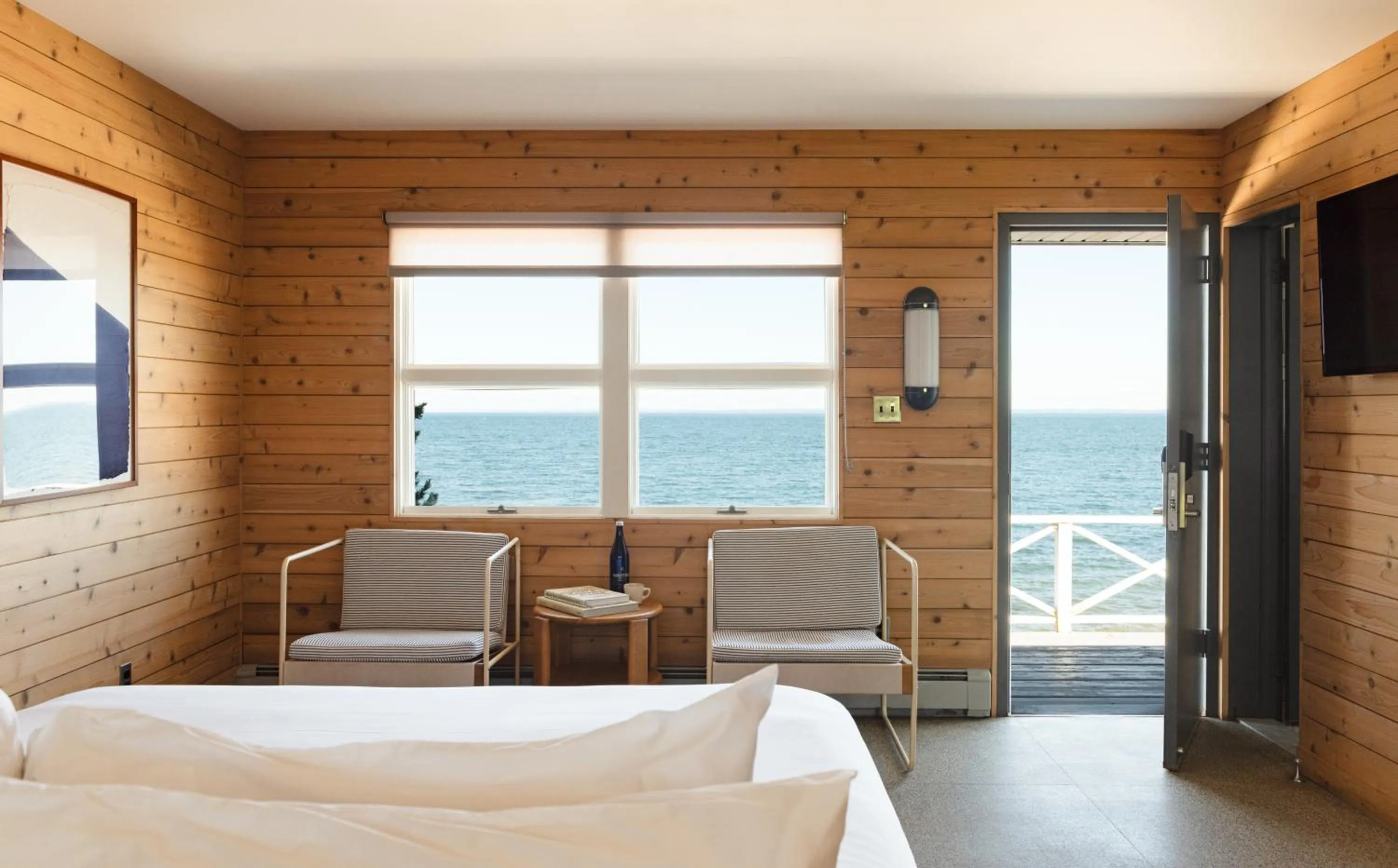 View (from property/room), Bed in Sound View Greenport