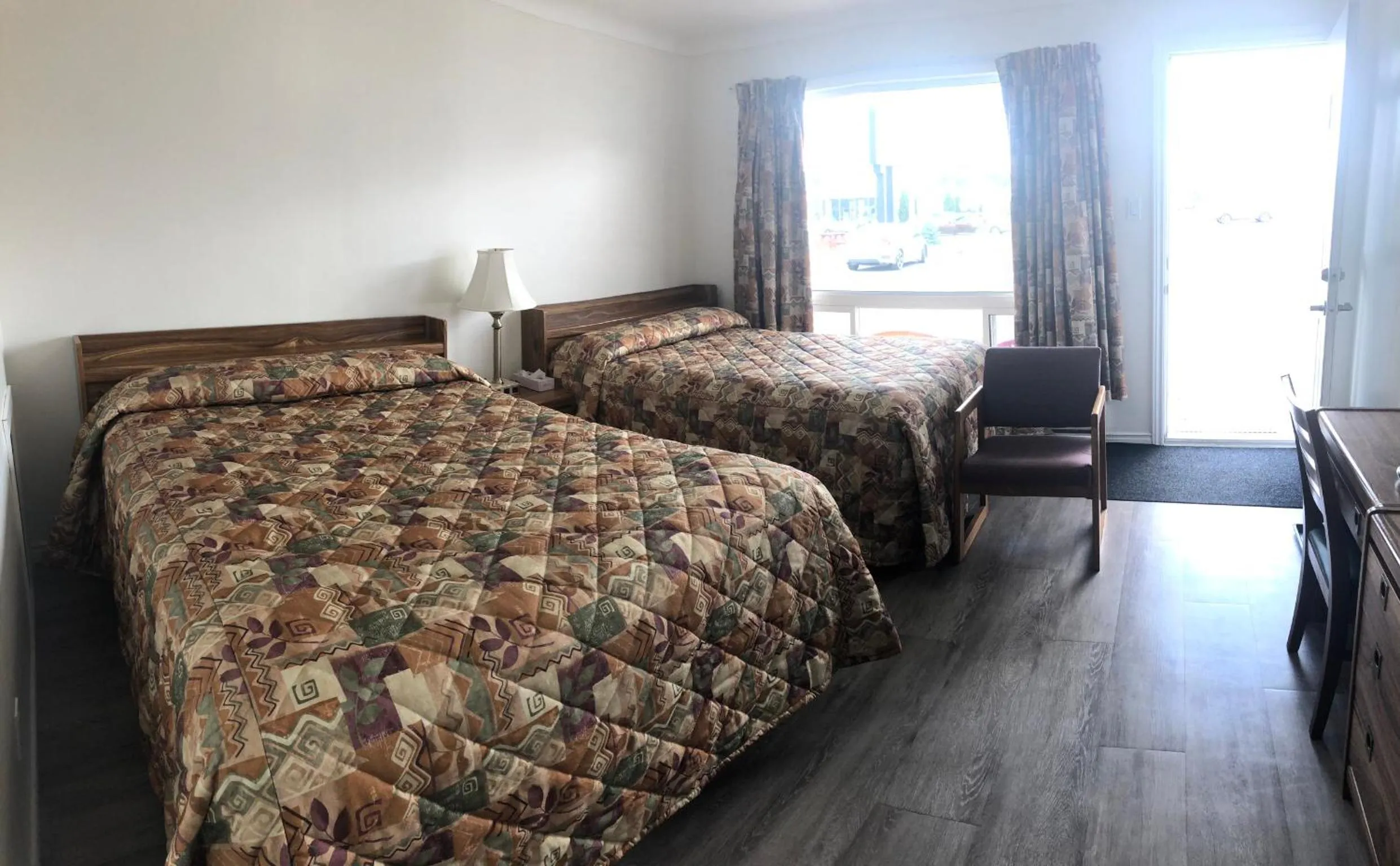 Bed in Century Motel