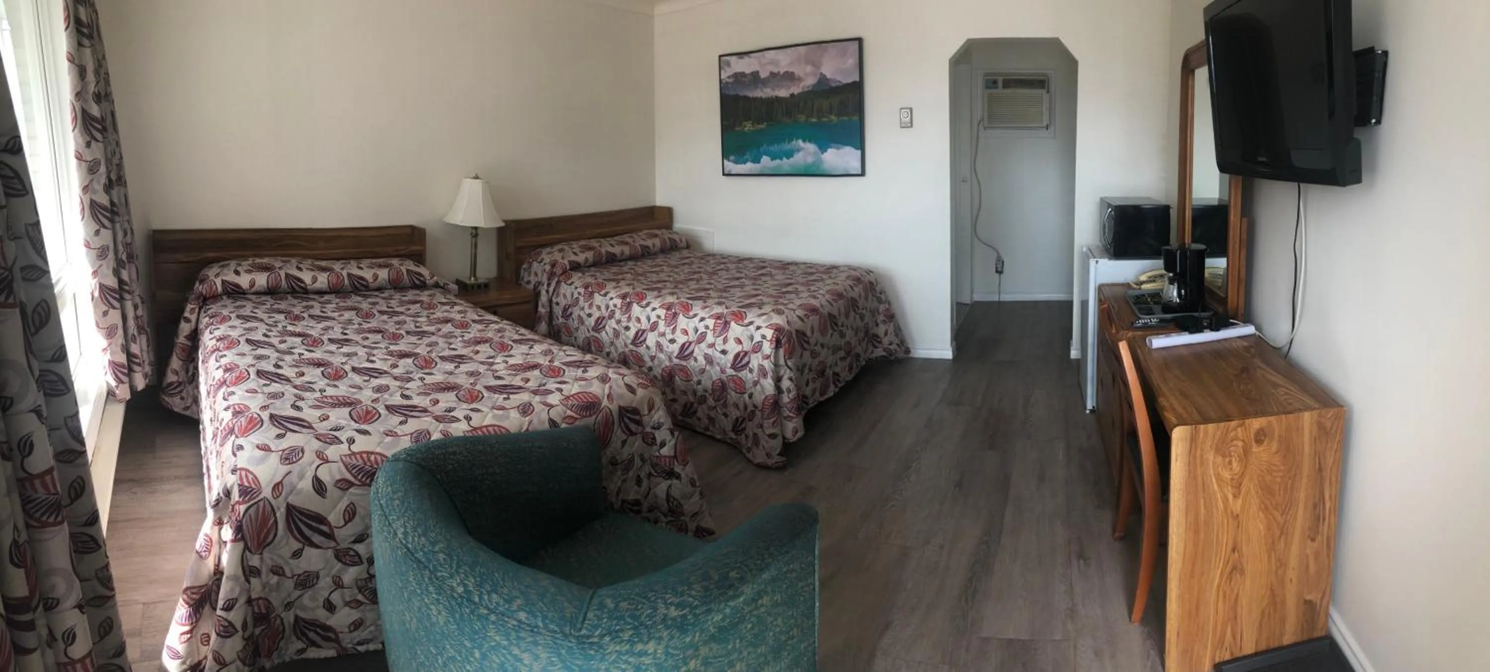 Bed in Century Motel