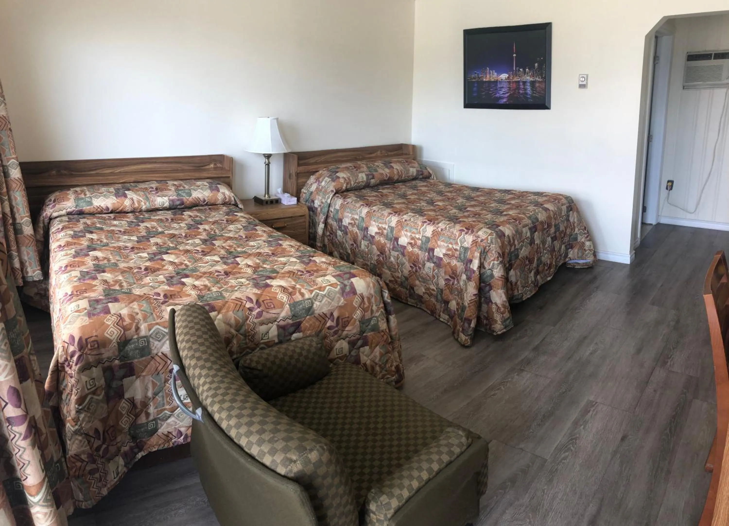 Bed in Century Motel