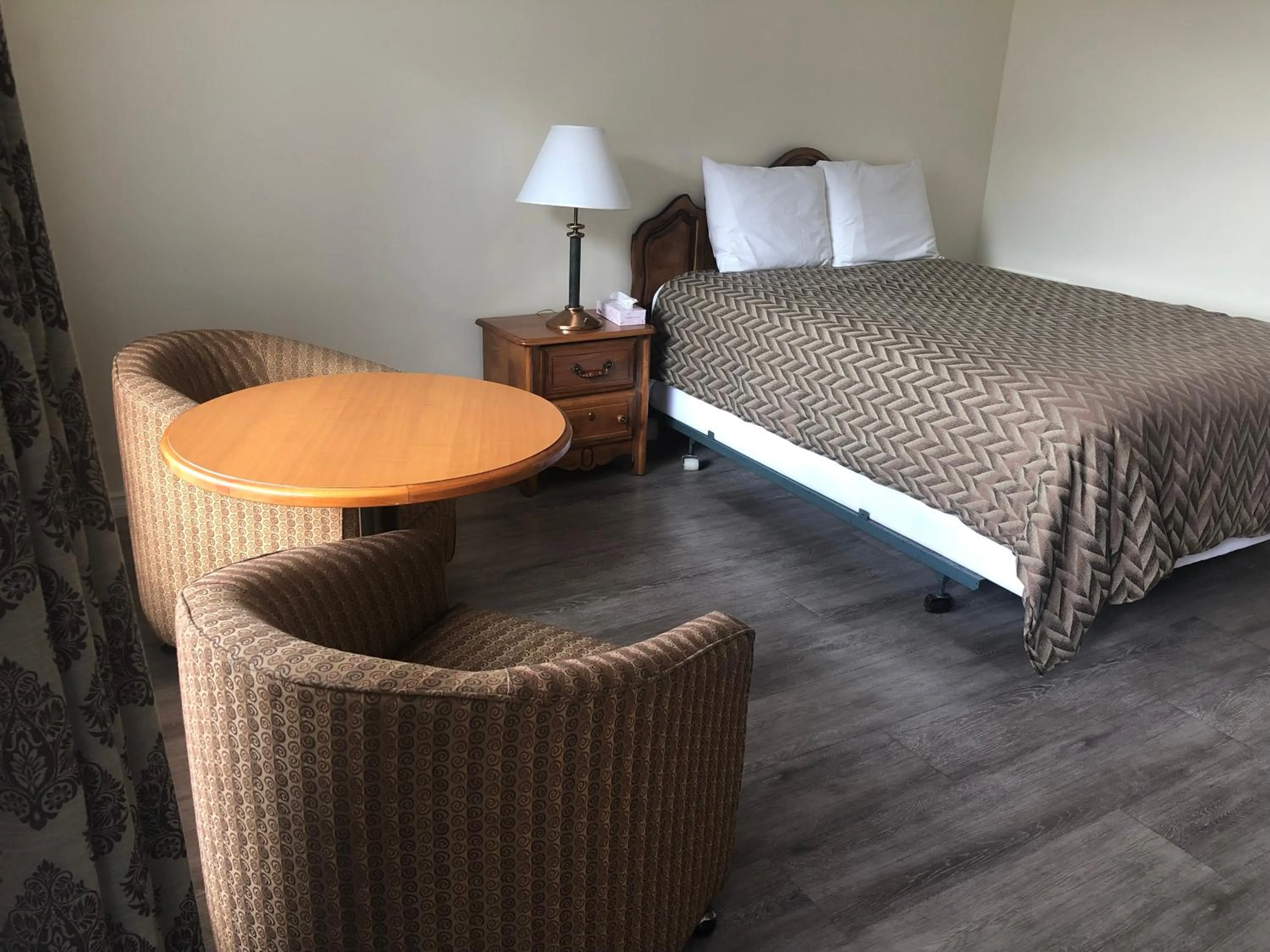 Bed in Century Motel