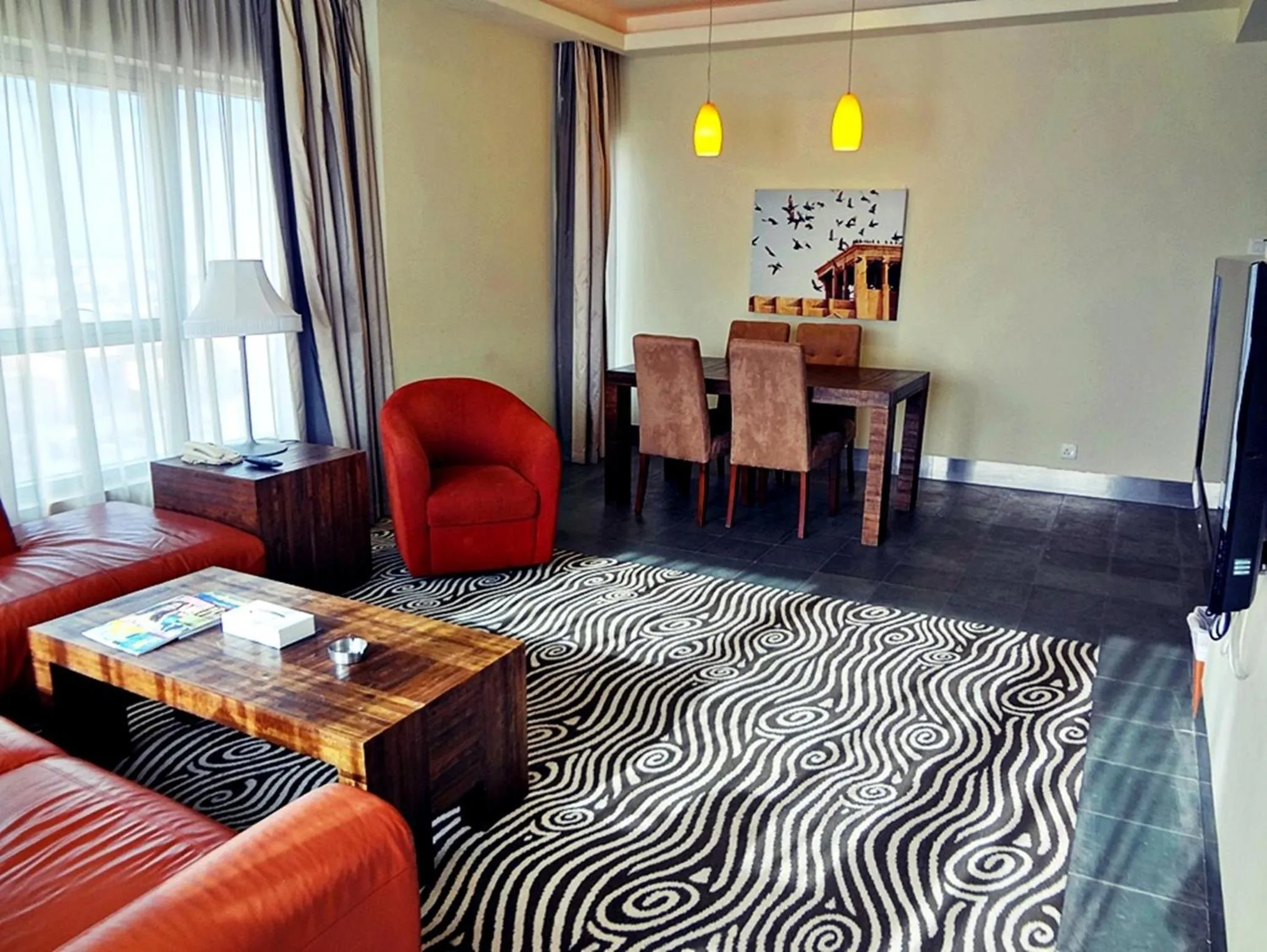 Living room in Al Raya Suites Hotel