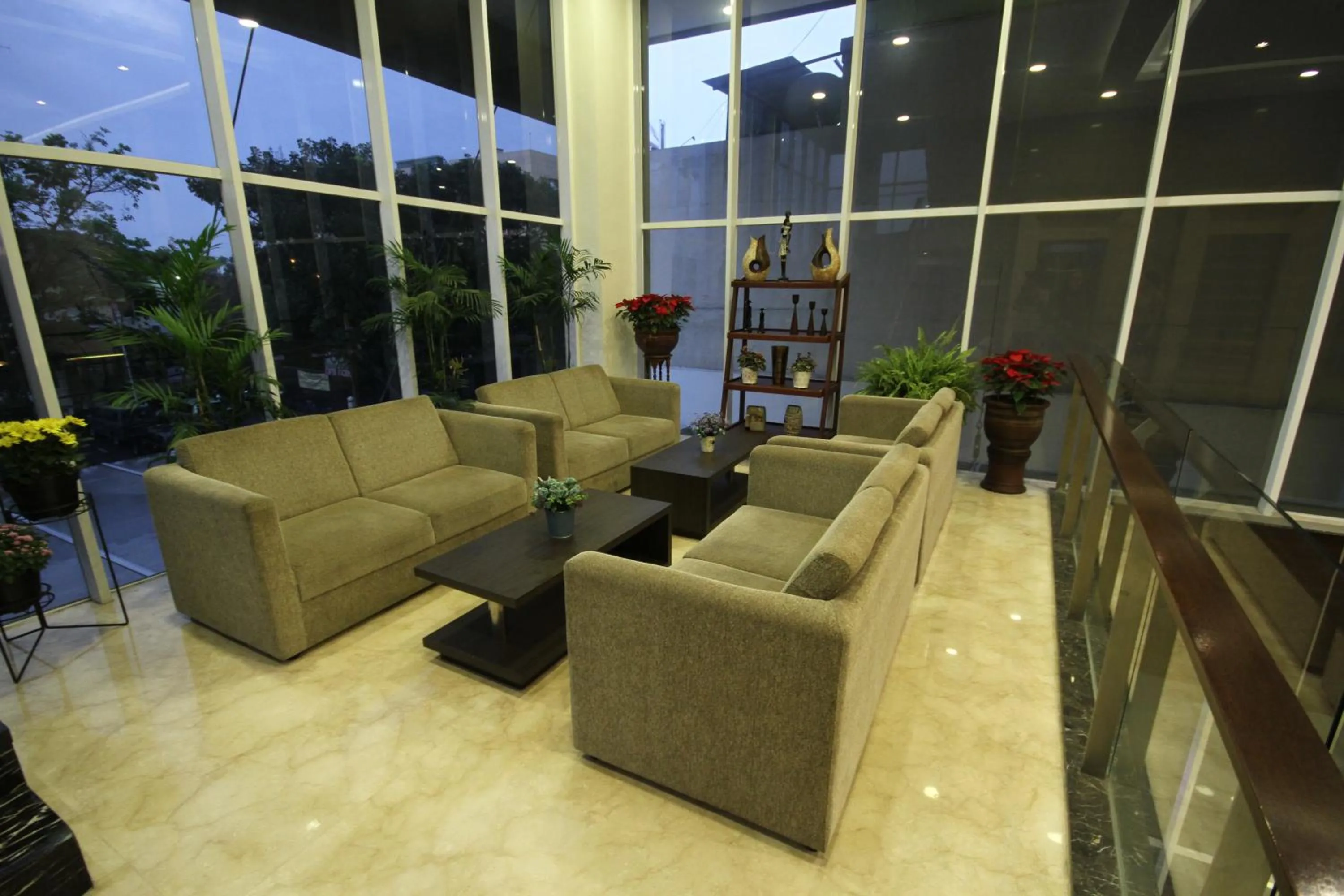 Seating area in Atlantic City Hotel