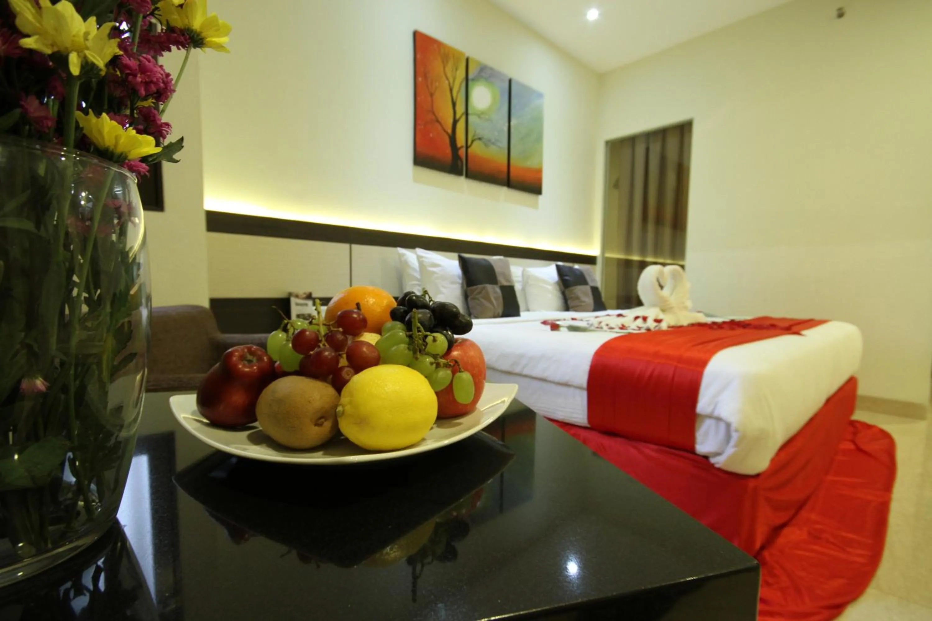 Bedroom in Atlantic City Hotel