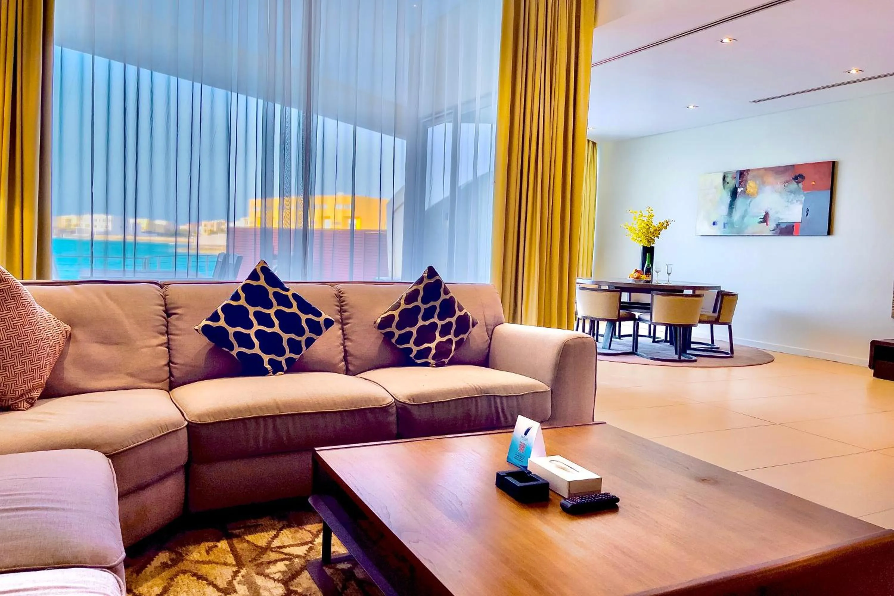 Living room in Dragon Beach Hotel