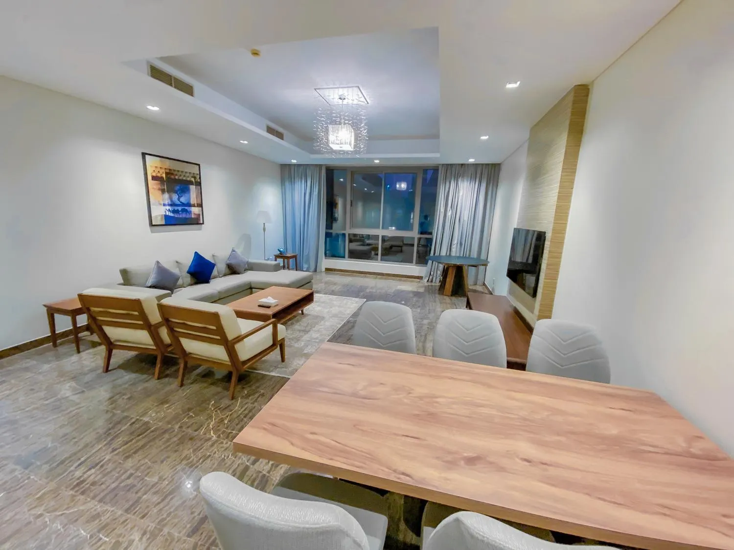 Living room in Dragon Beach Hotel