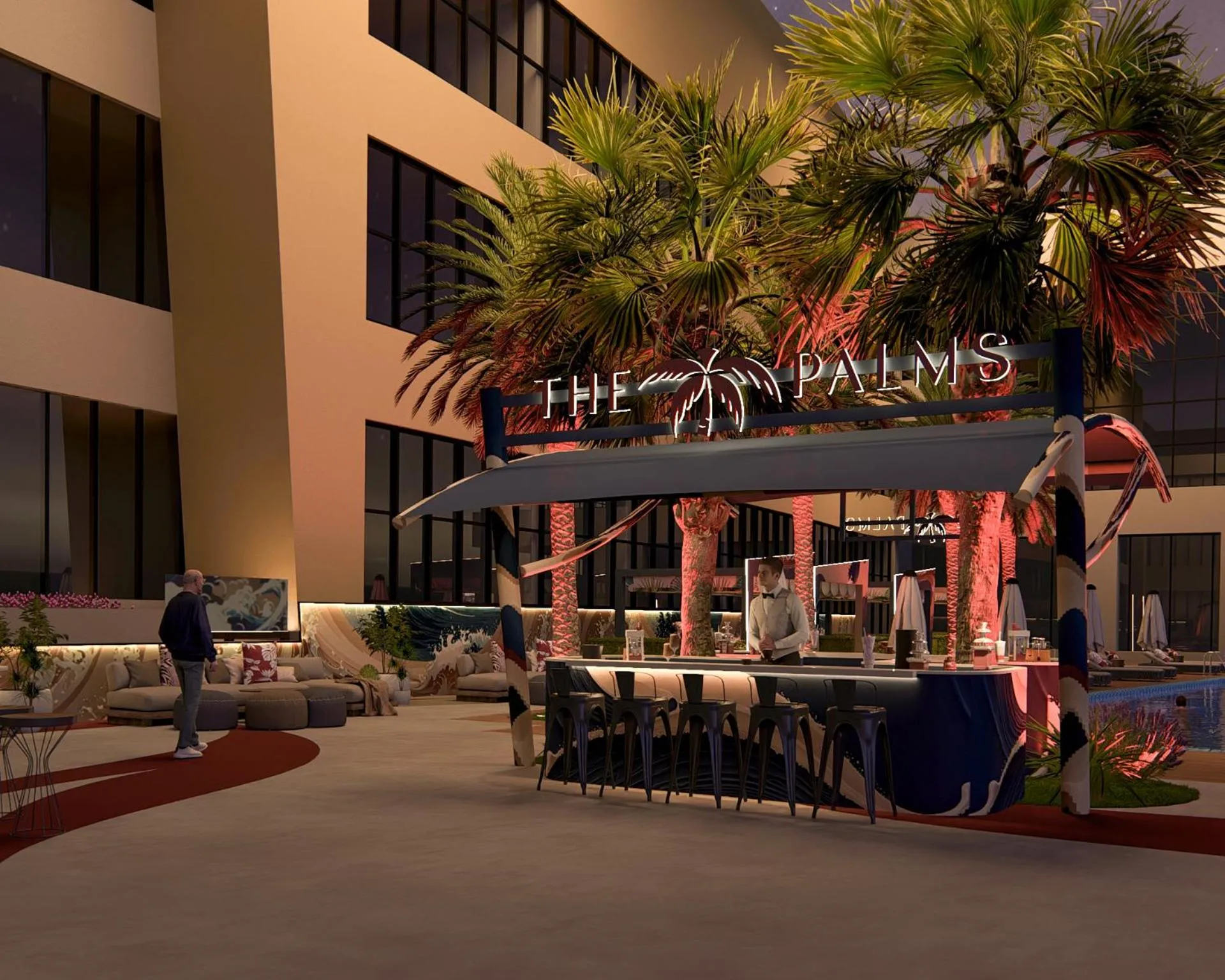 Restaurant/places to eat in Dragon Beach Hotel