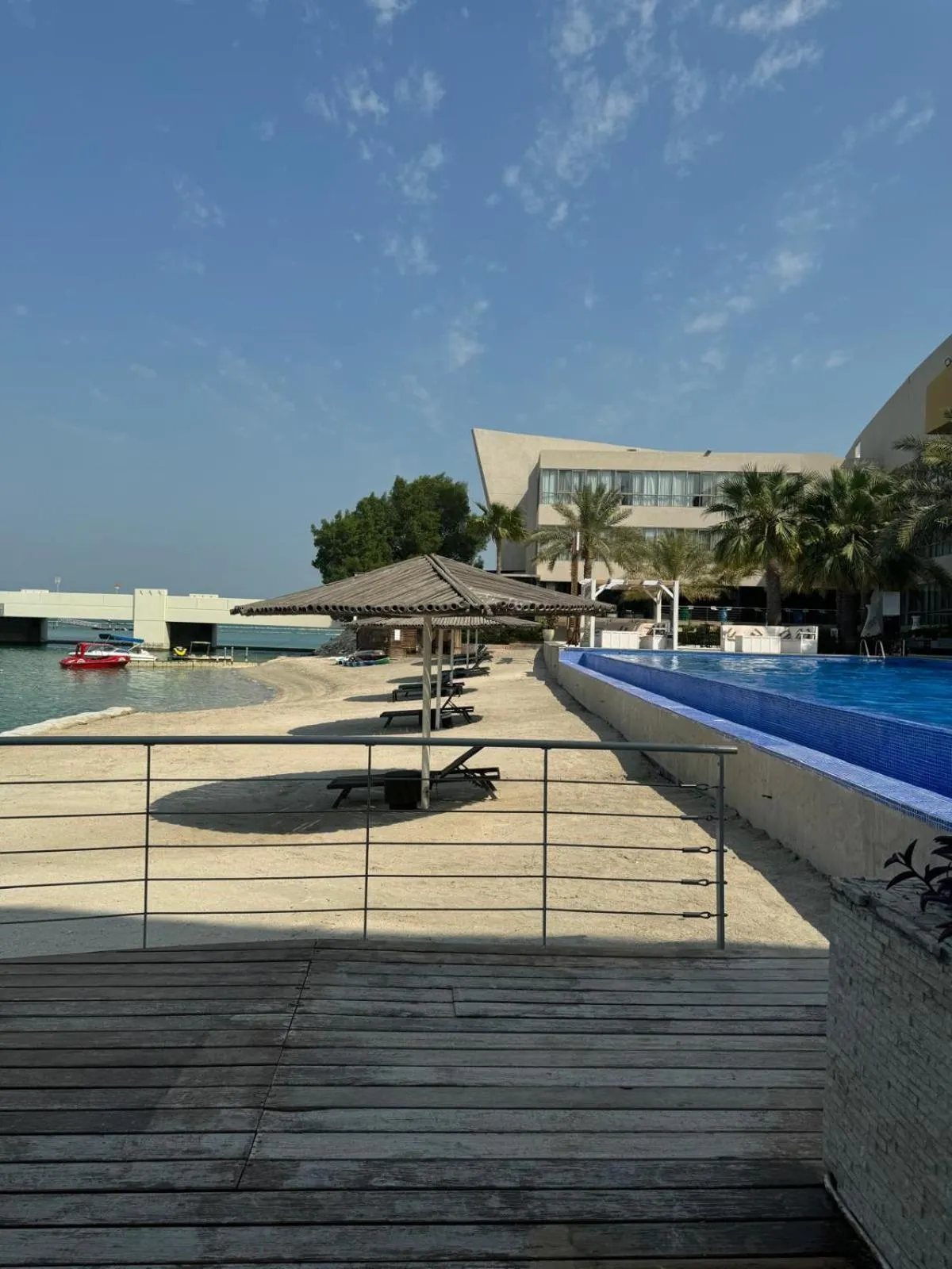 Pool view in Dragon Beach Hotel