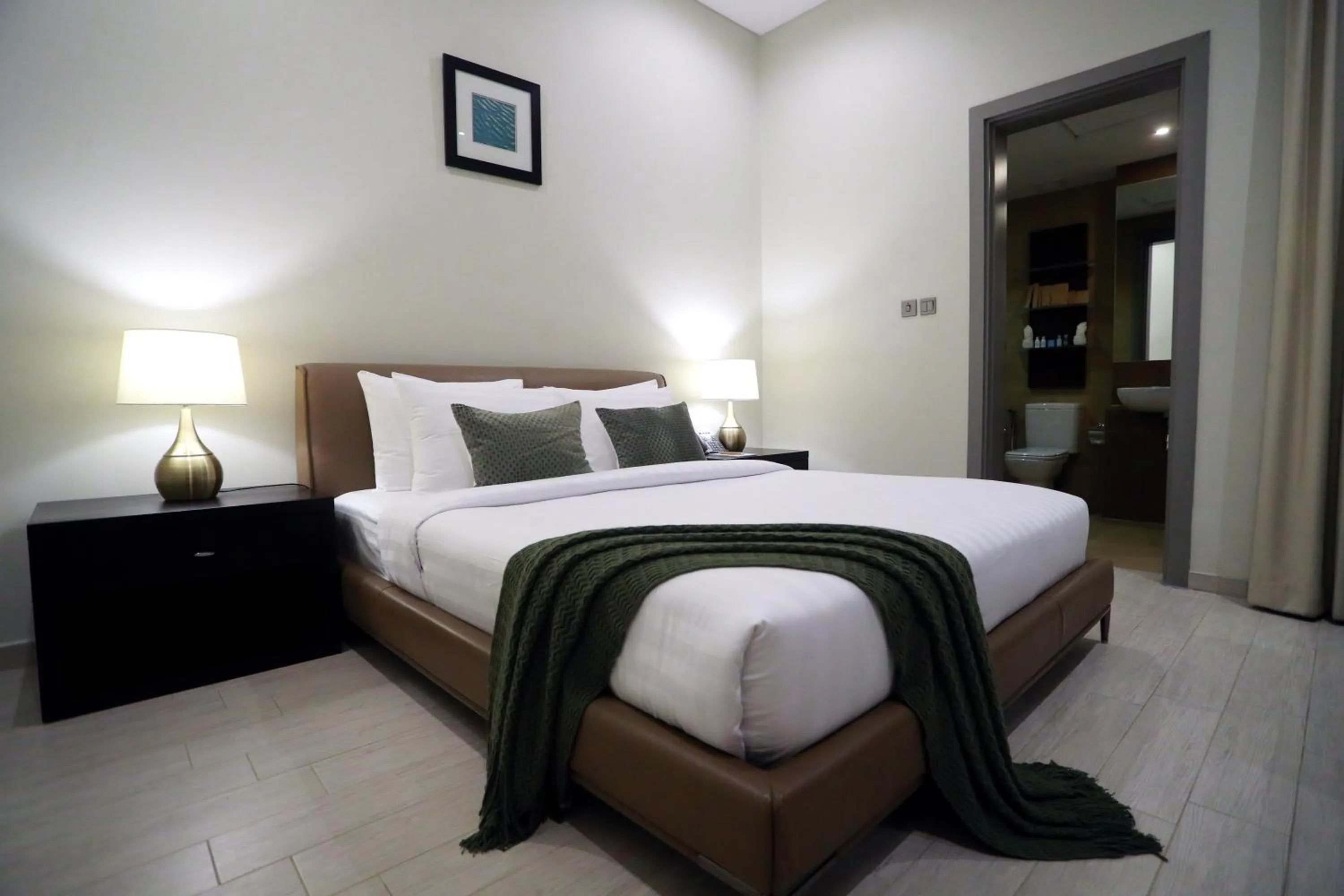 Bed in Dragon Beach Hotel