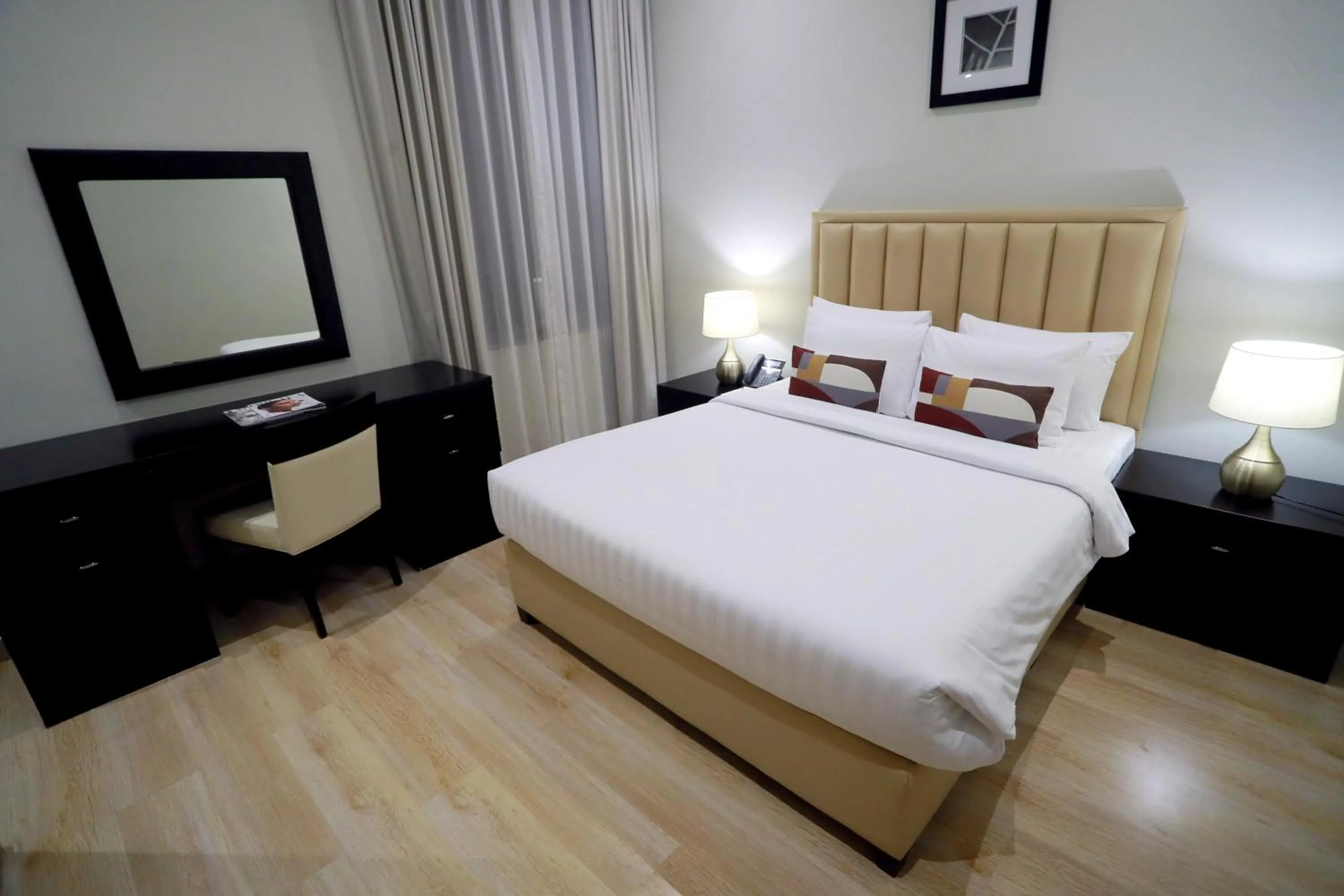 Bed in Dragon Beach Hotel