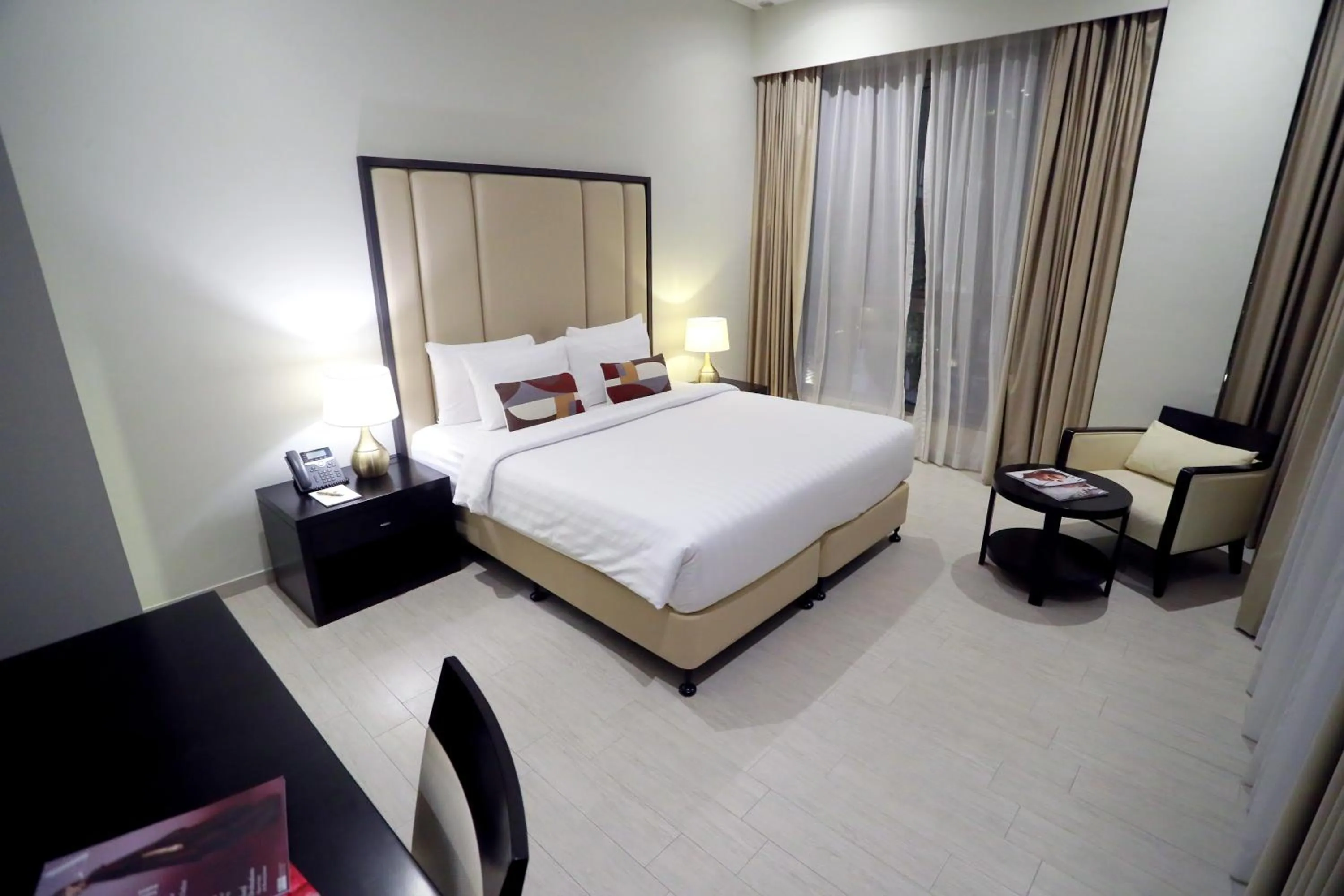 Bed in Dragon Beach Hotel