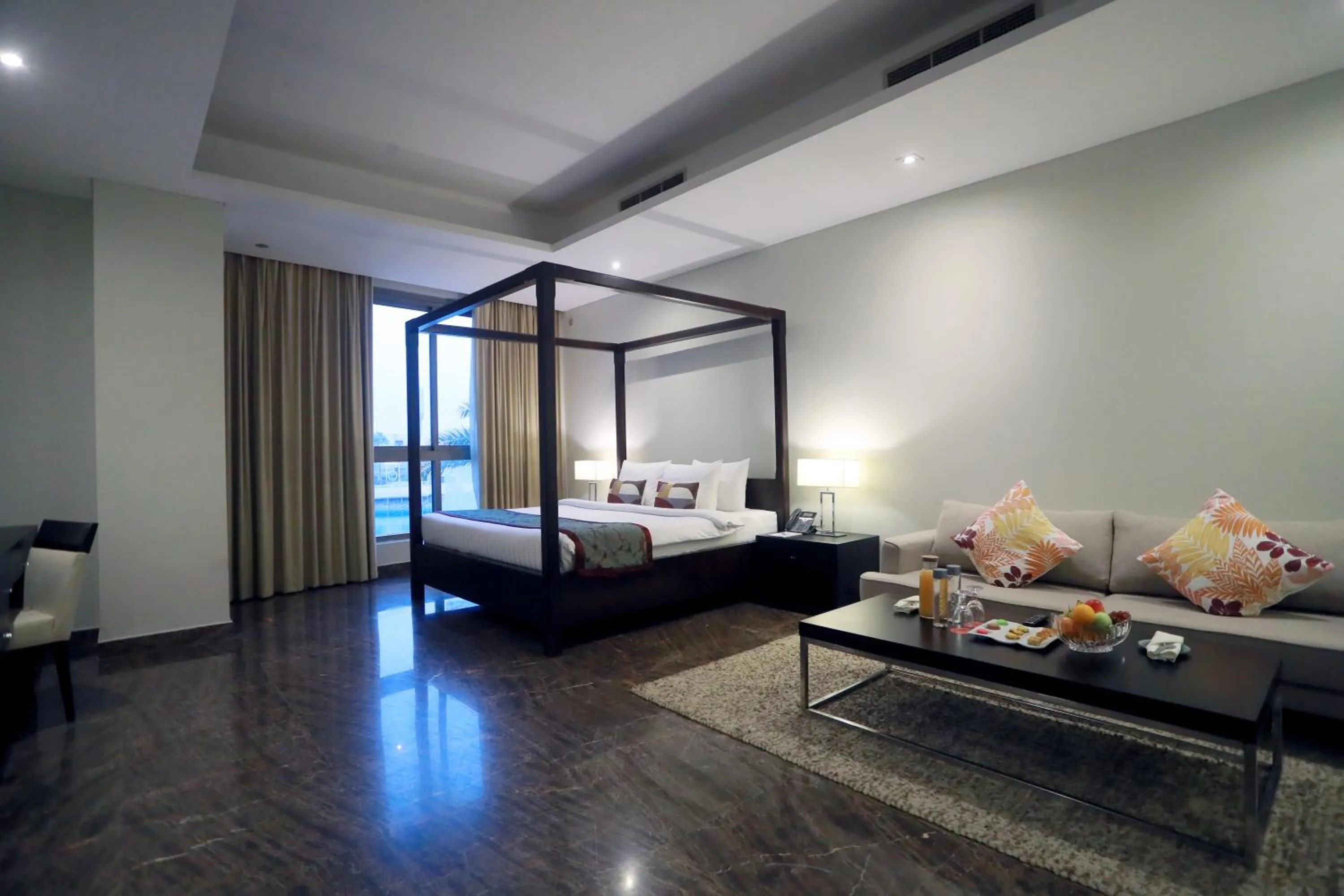 Bed in Dragon Beach Hotel