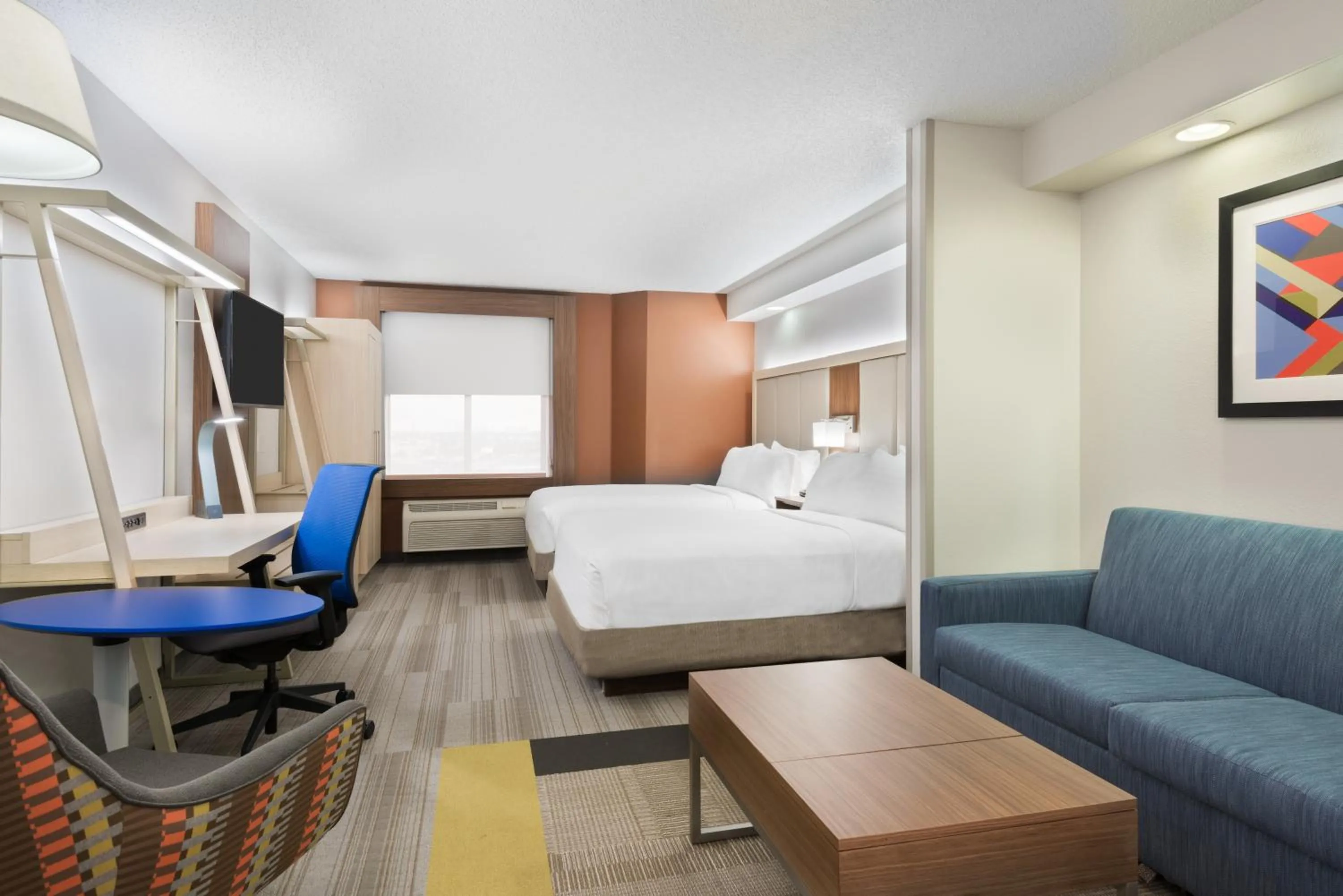 Bedroom, Bed in Holiday Inn Express & Suites - Nearest Universal Orlando by IHG
