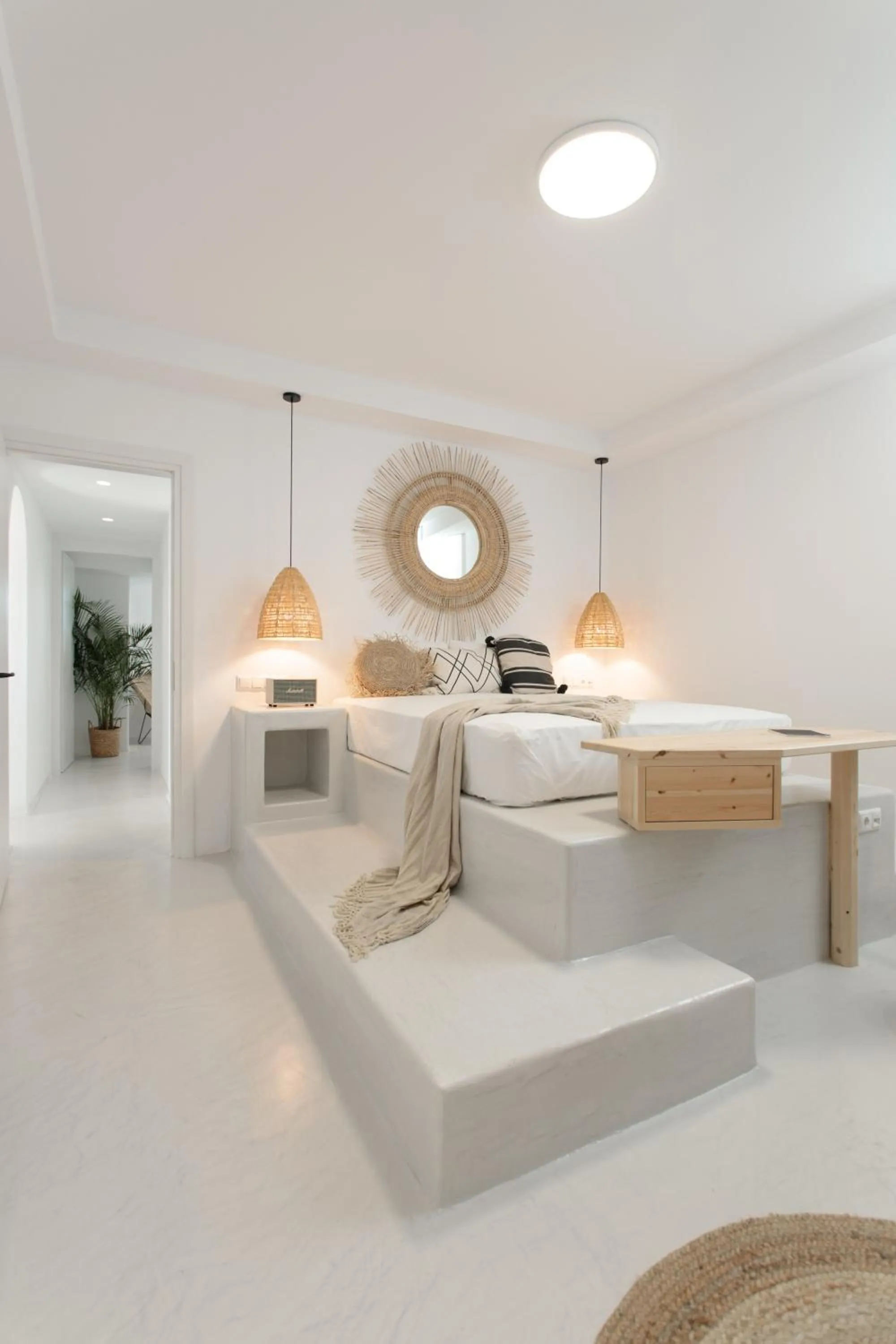 Bed in Iphimedeia Luxury Hotel & Suites