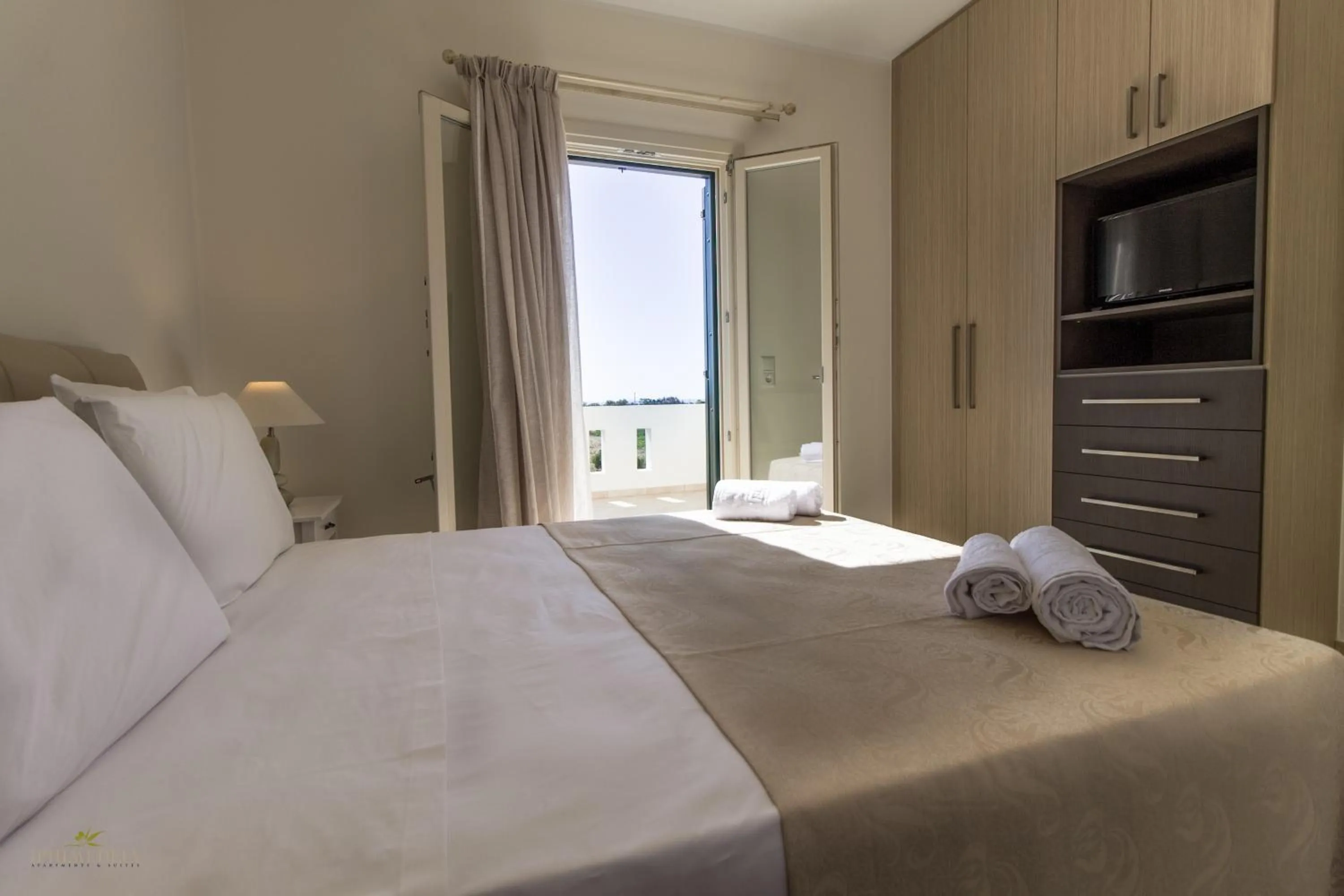 Bedroom, Bed in Iphimedeia Luxury Hotel & Suites