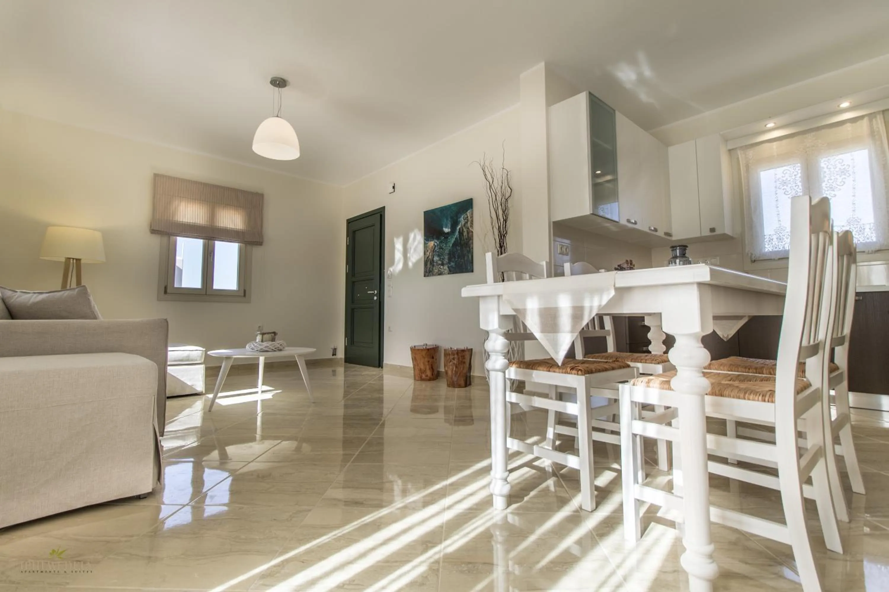 Kitchen or kitchenette in Iphimedeia Luxury Hotel & Suites