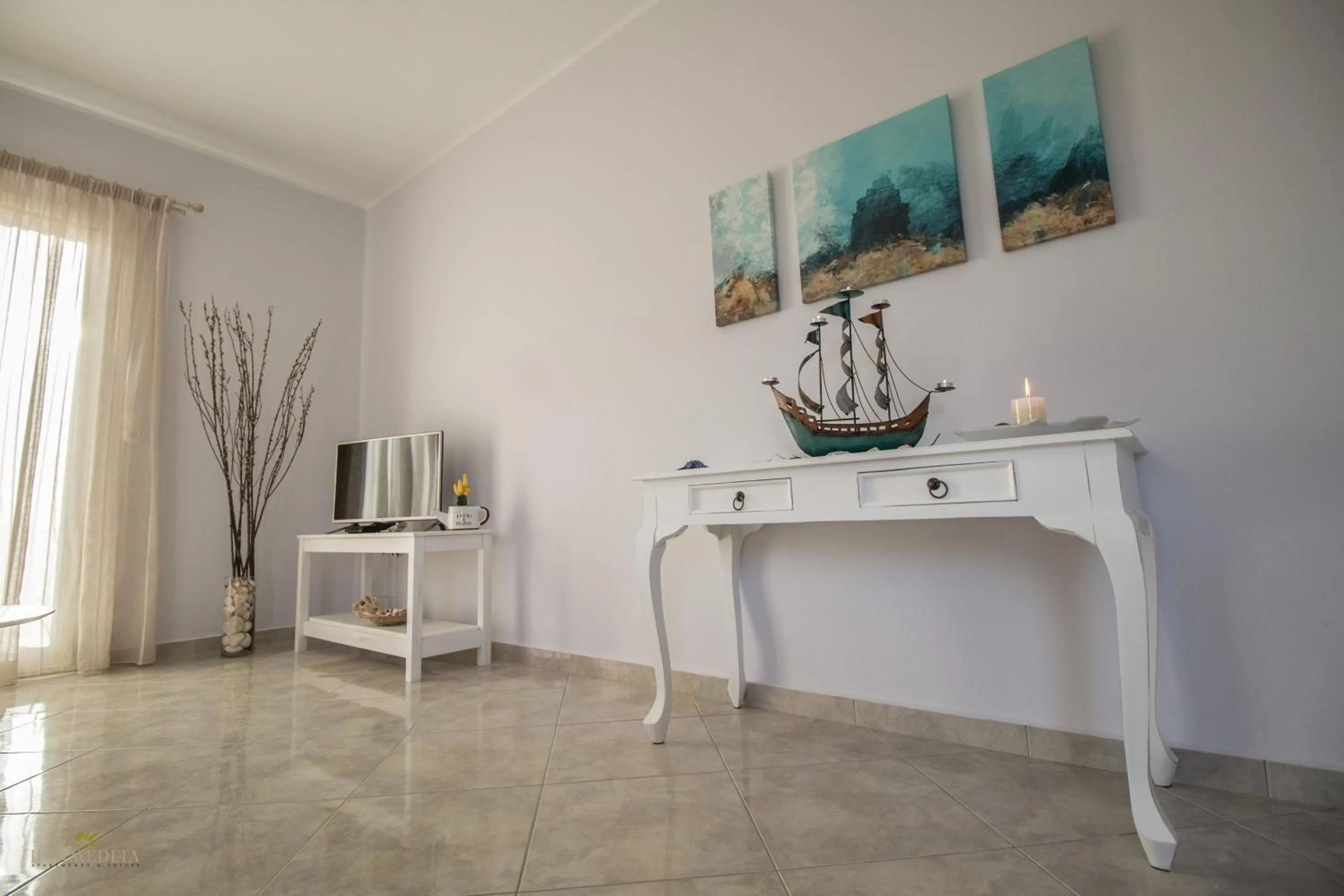 Living room in Iphimedeia Luxury Hotel & Suites