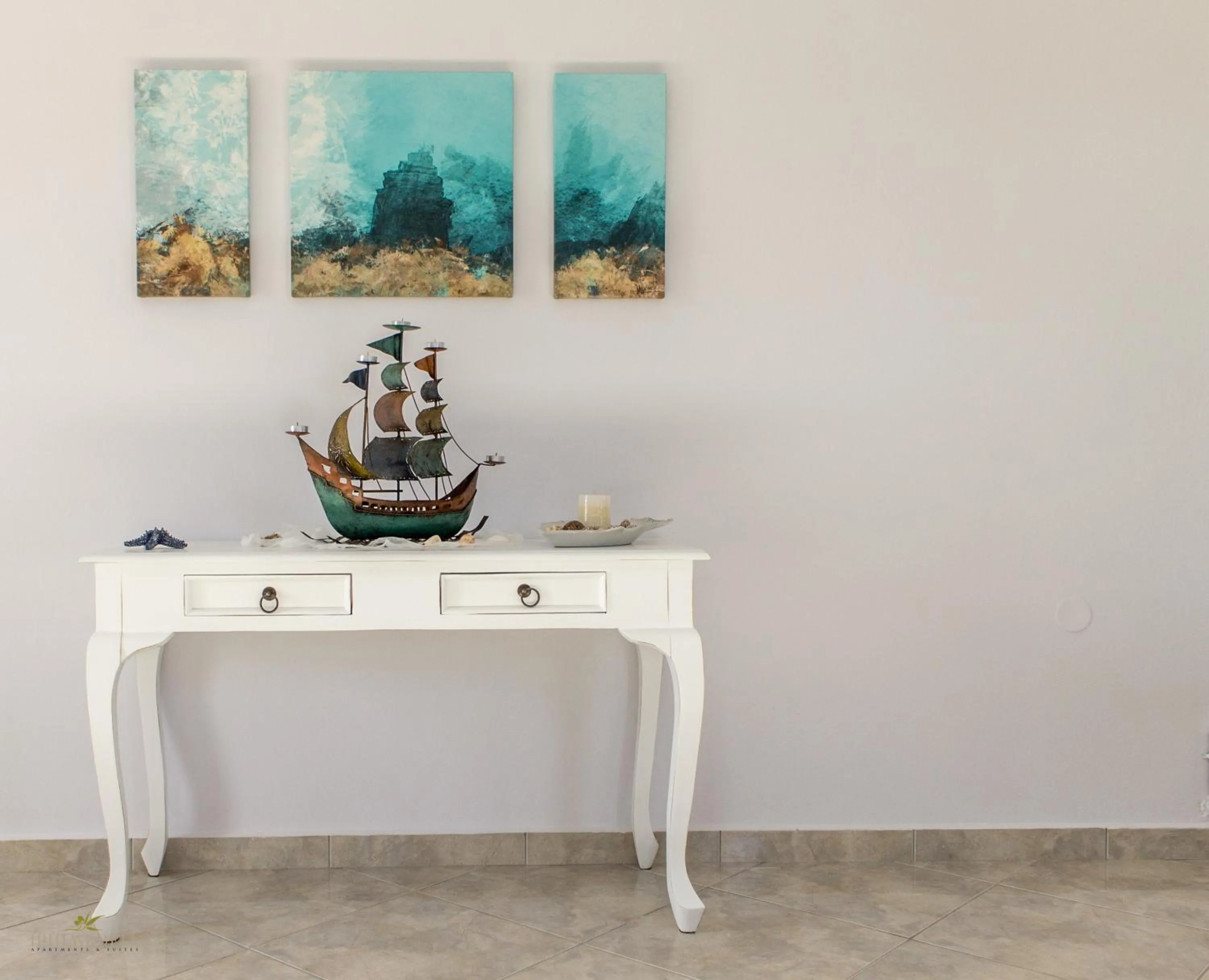 Seating area in Iphimedeia Luxury Hotel & Suites