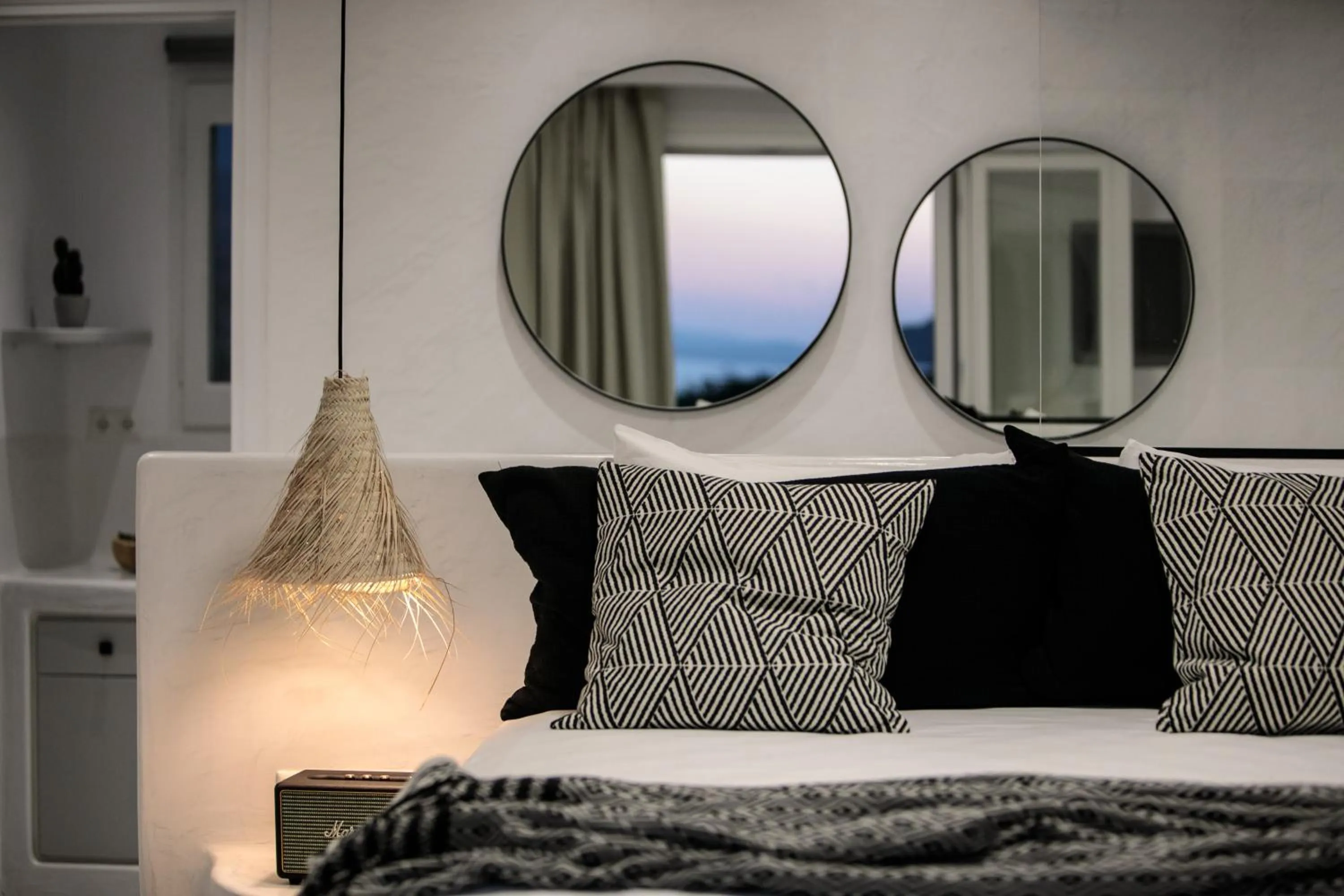 Bed in Iphimedeia Luxury Hotel & Suites