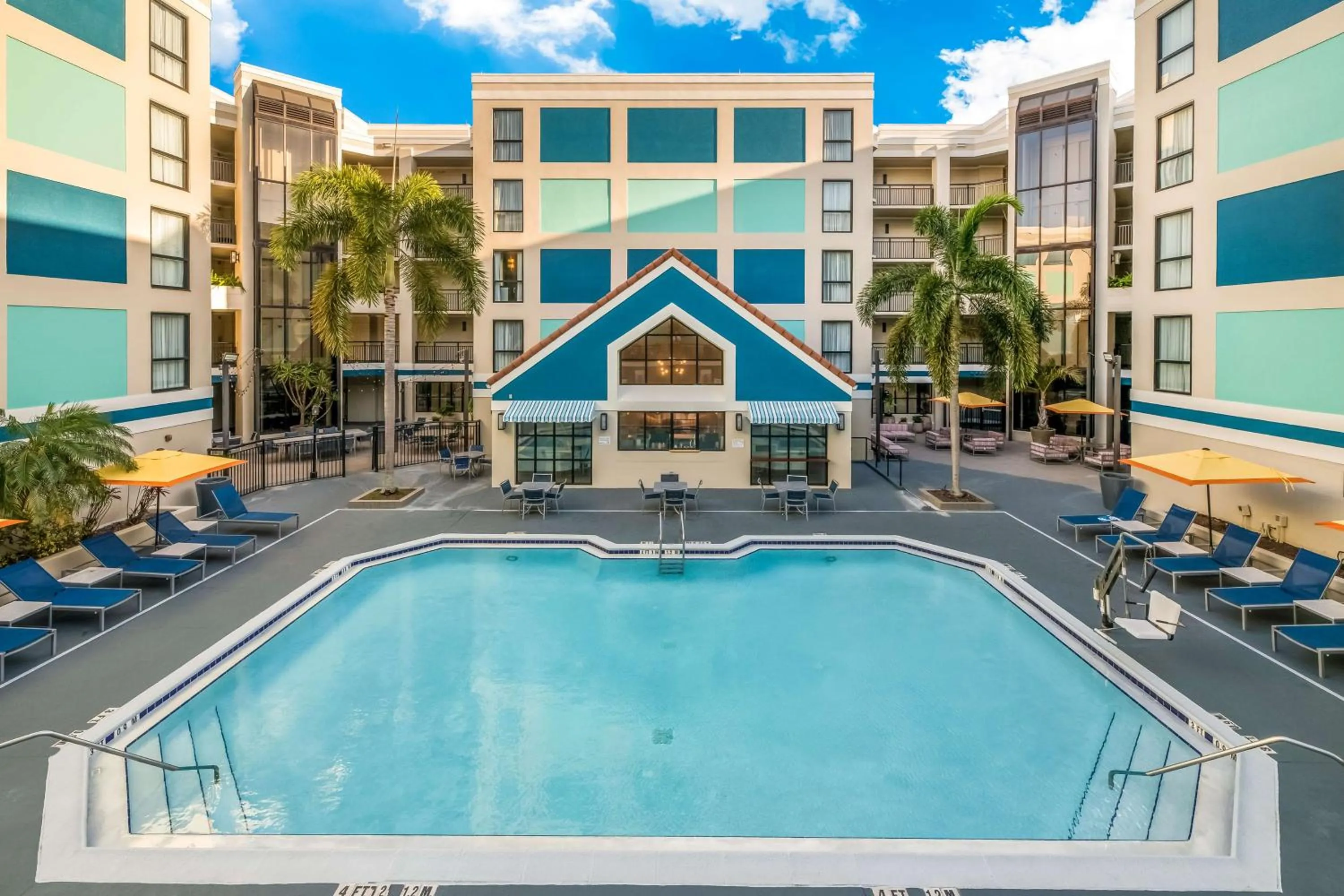 Pool view in Sonesta ES Suites Orlando International Drive