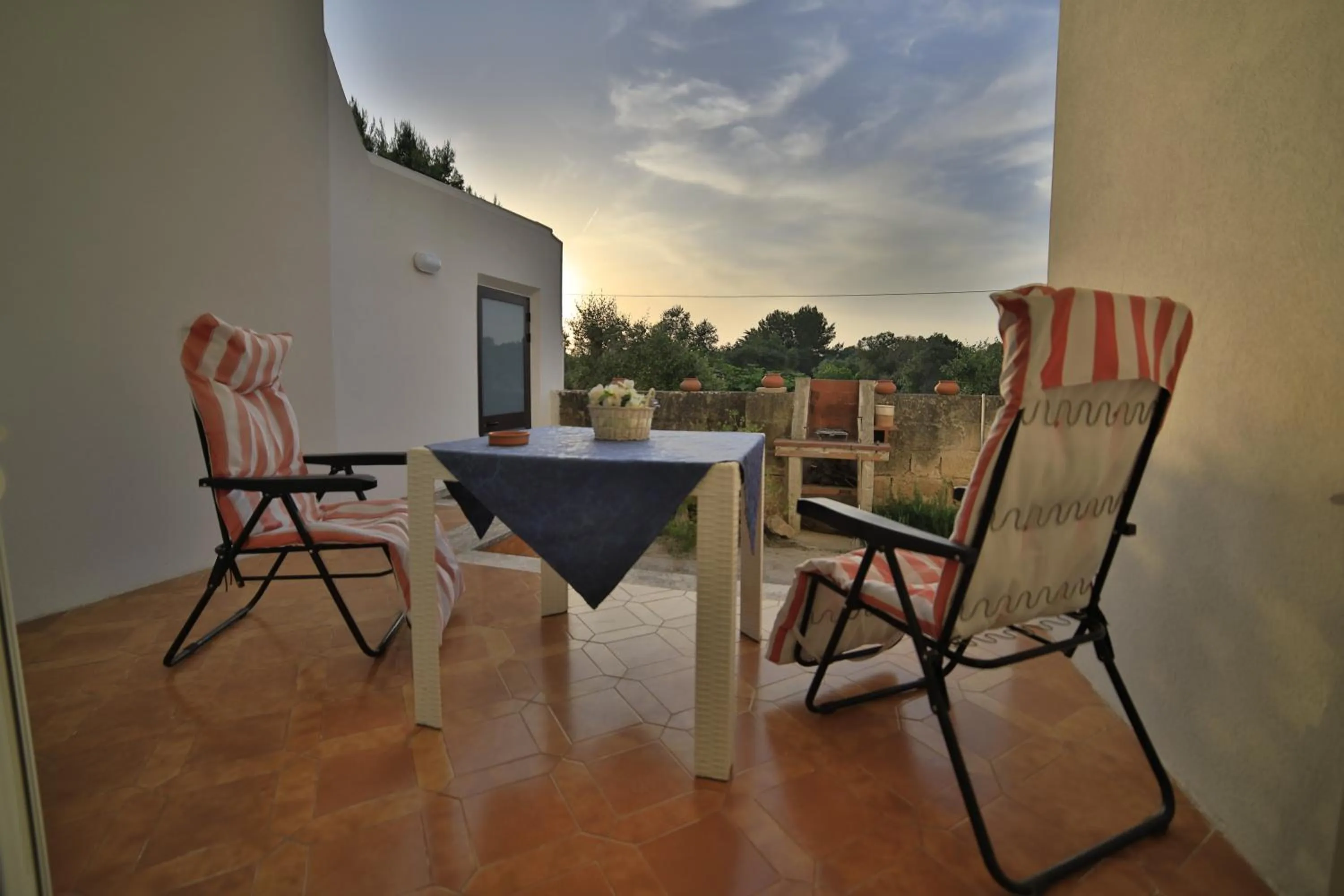 Patio in Villa Musella B&B