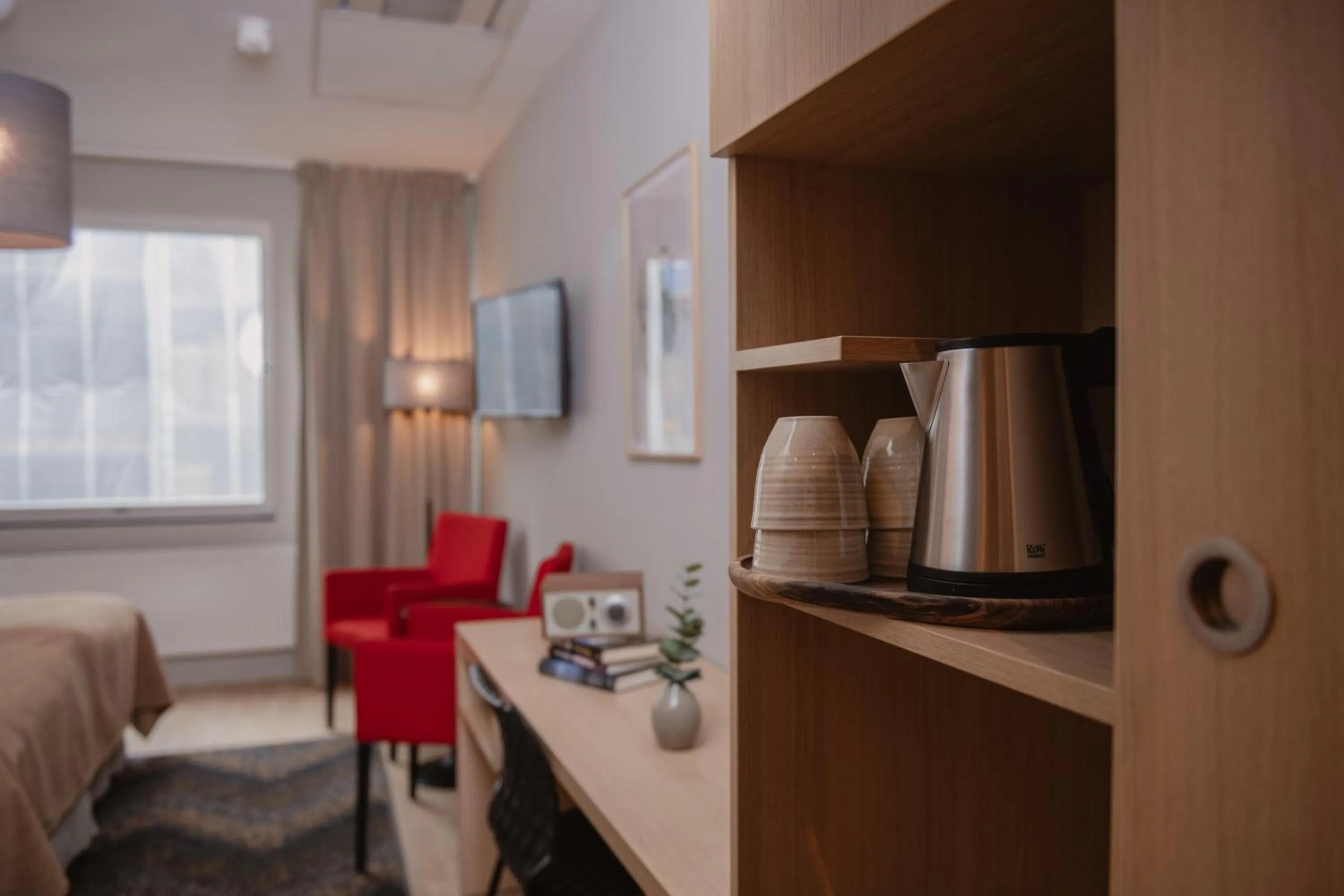 Coffee/tea facilities in Home Hotel Odin