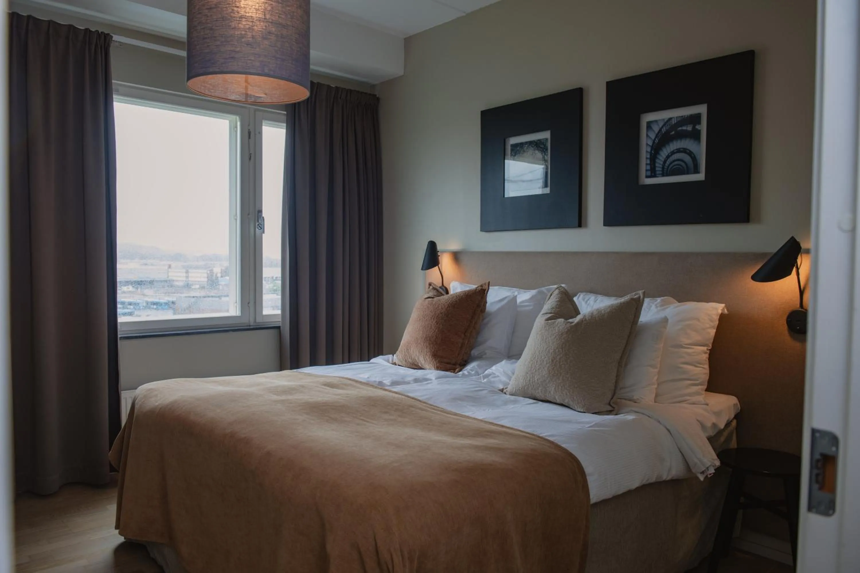 Bed in Home Hotel Odin