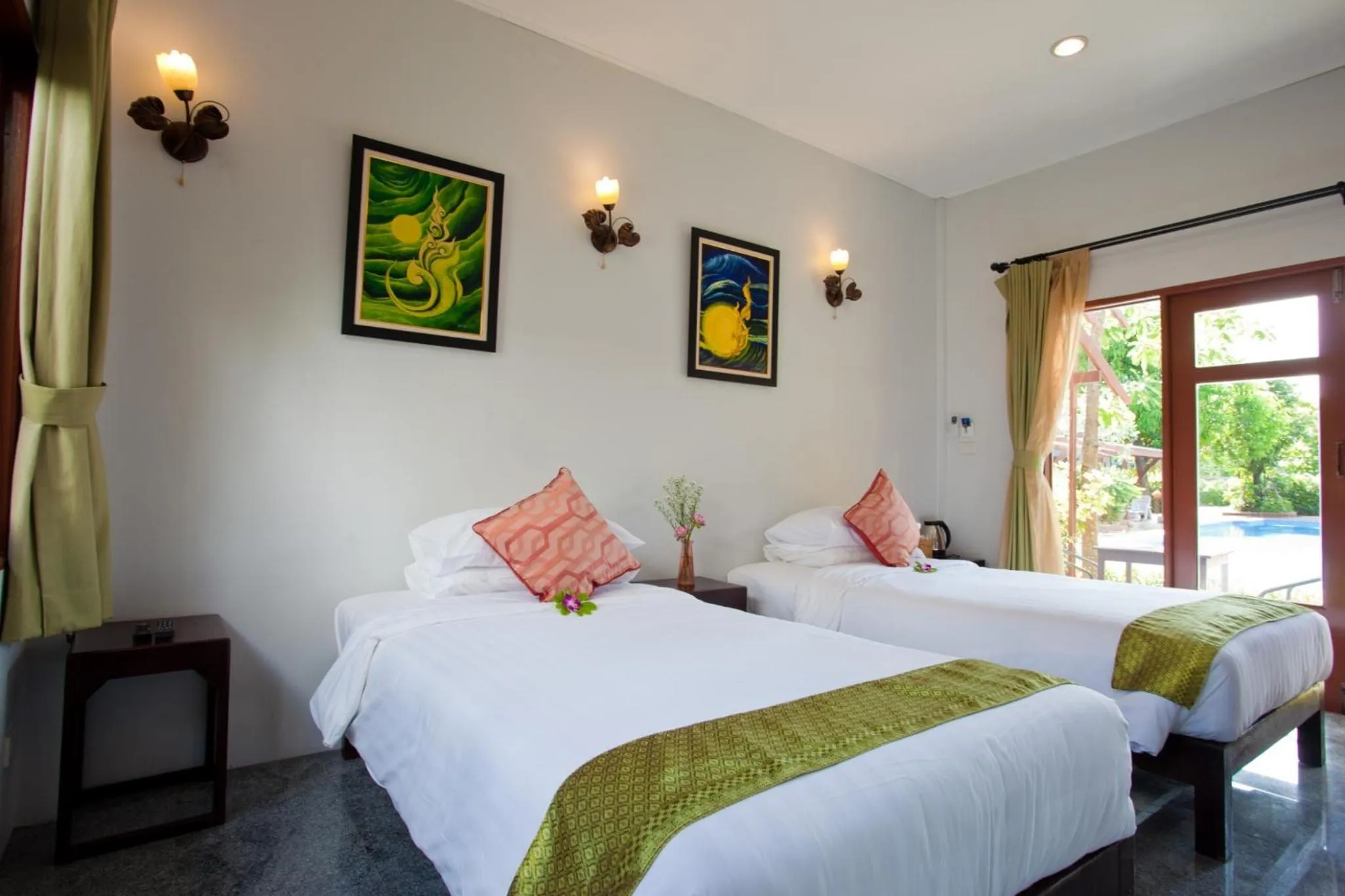 Bed in Ardea Resort Pool Villa